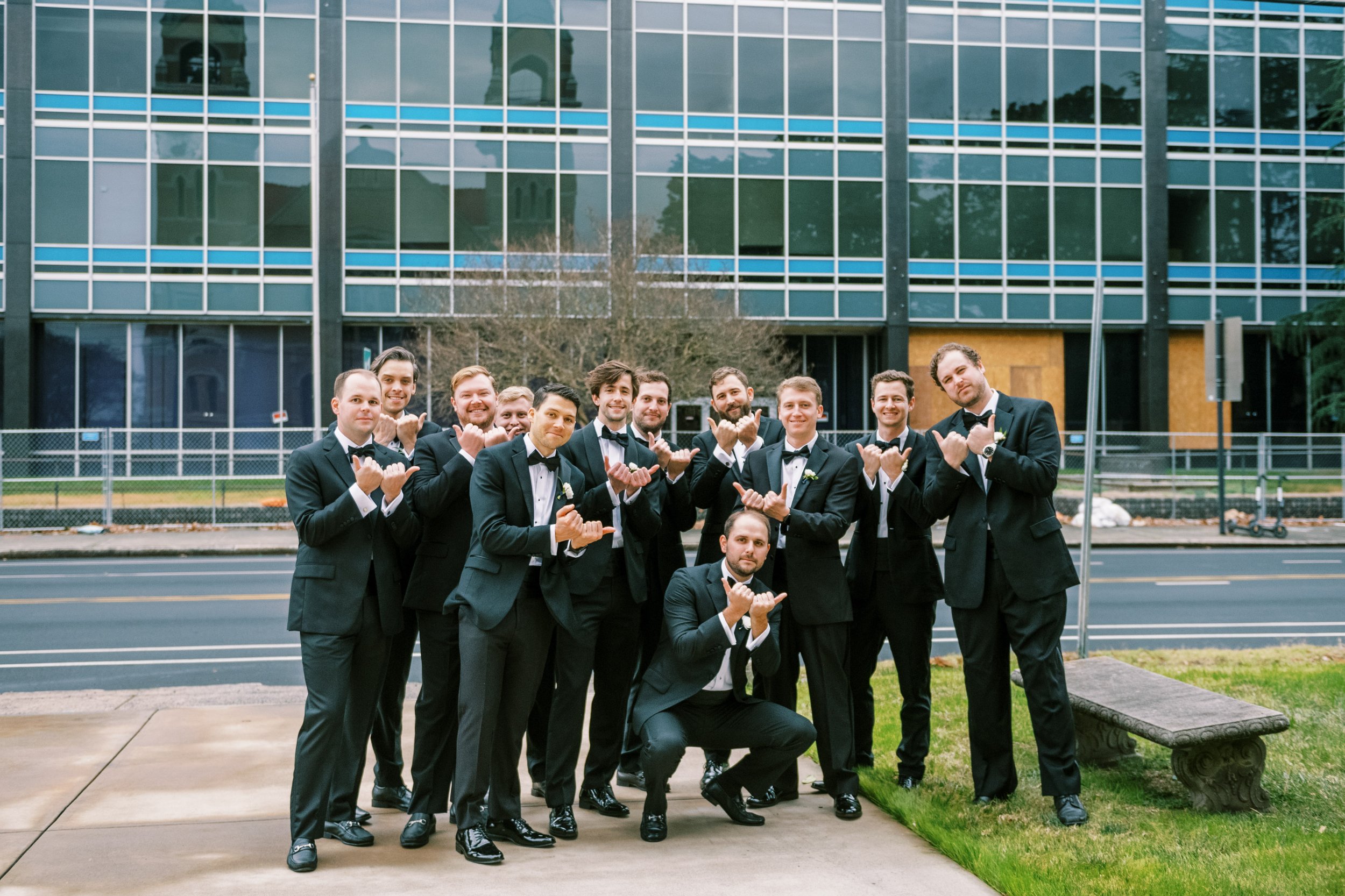 Bull City Groomsmen Wedding at The Cotton Room Durham NC Fancy This Photography