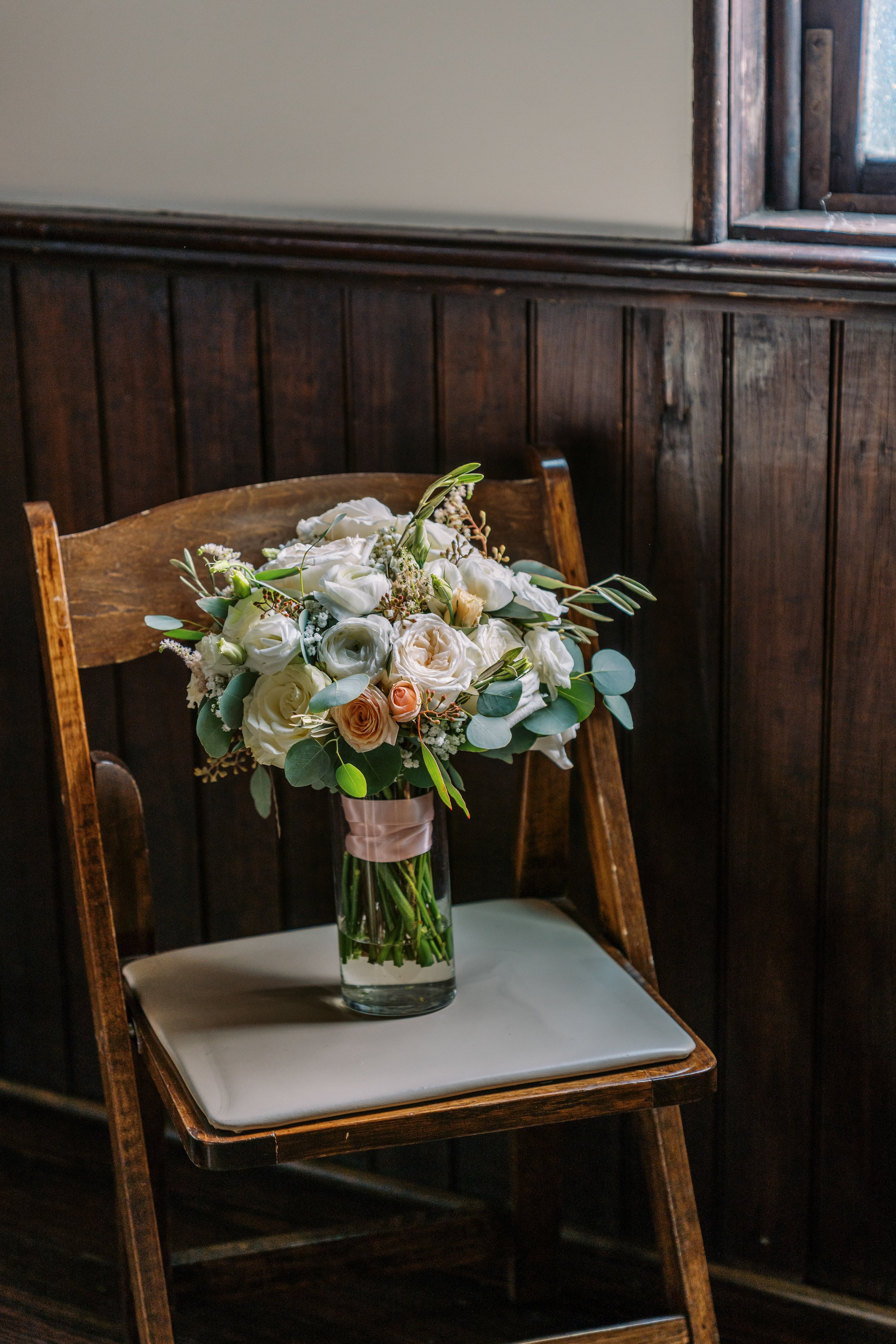 Bridal Bouquet Teacup Floral Wedding at All Saints Chapel Raleigh NC Fancy This Photography