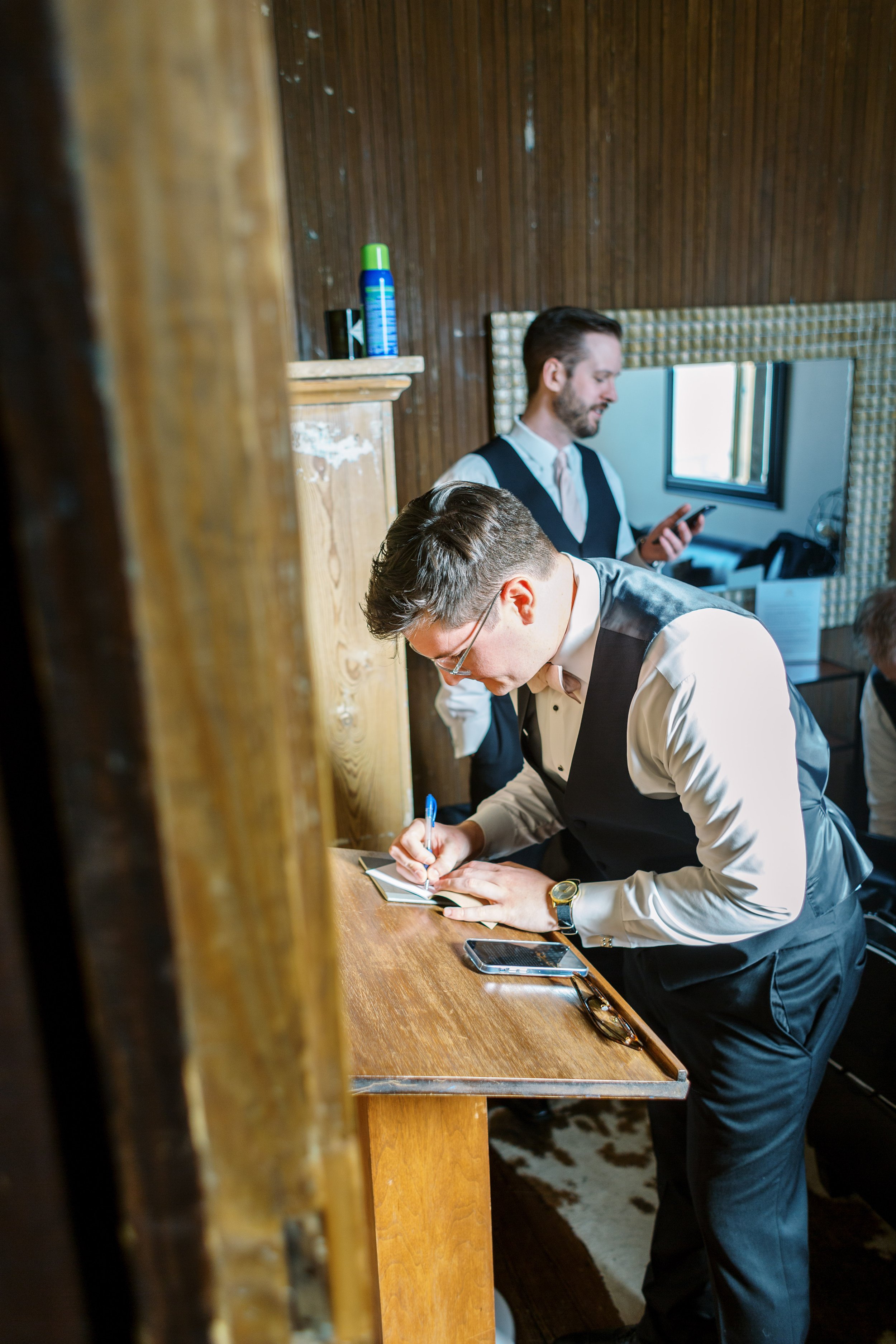 Groom Writes Wedding at All Saints Chapel Raleigh NC Fancy This Photography
