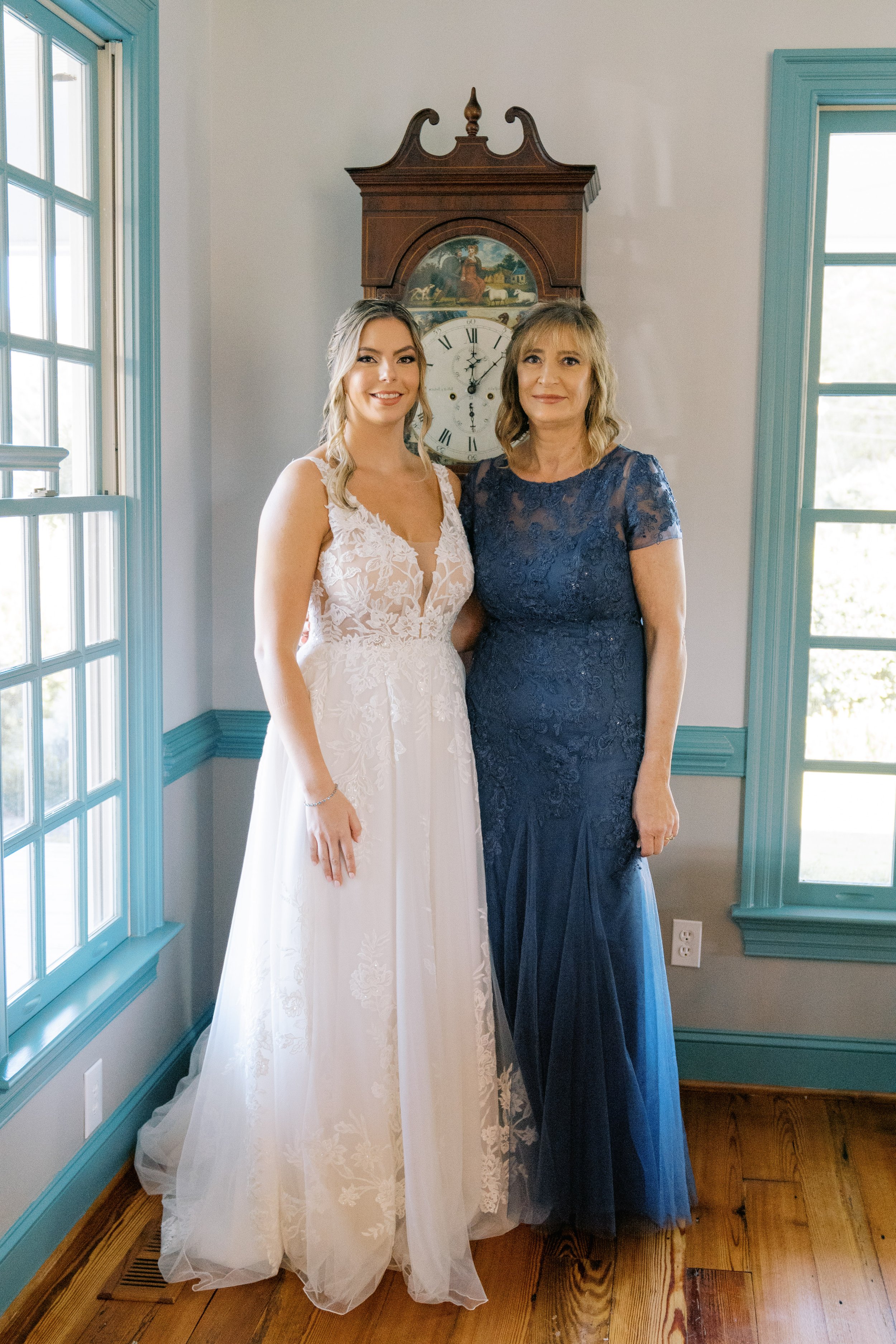 Bride and Mother Raleigh Event Space Walnut Hill Wedding Venue Fancy This Photography