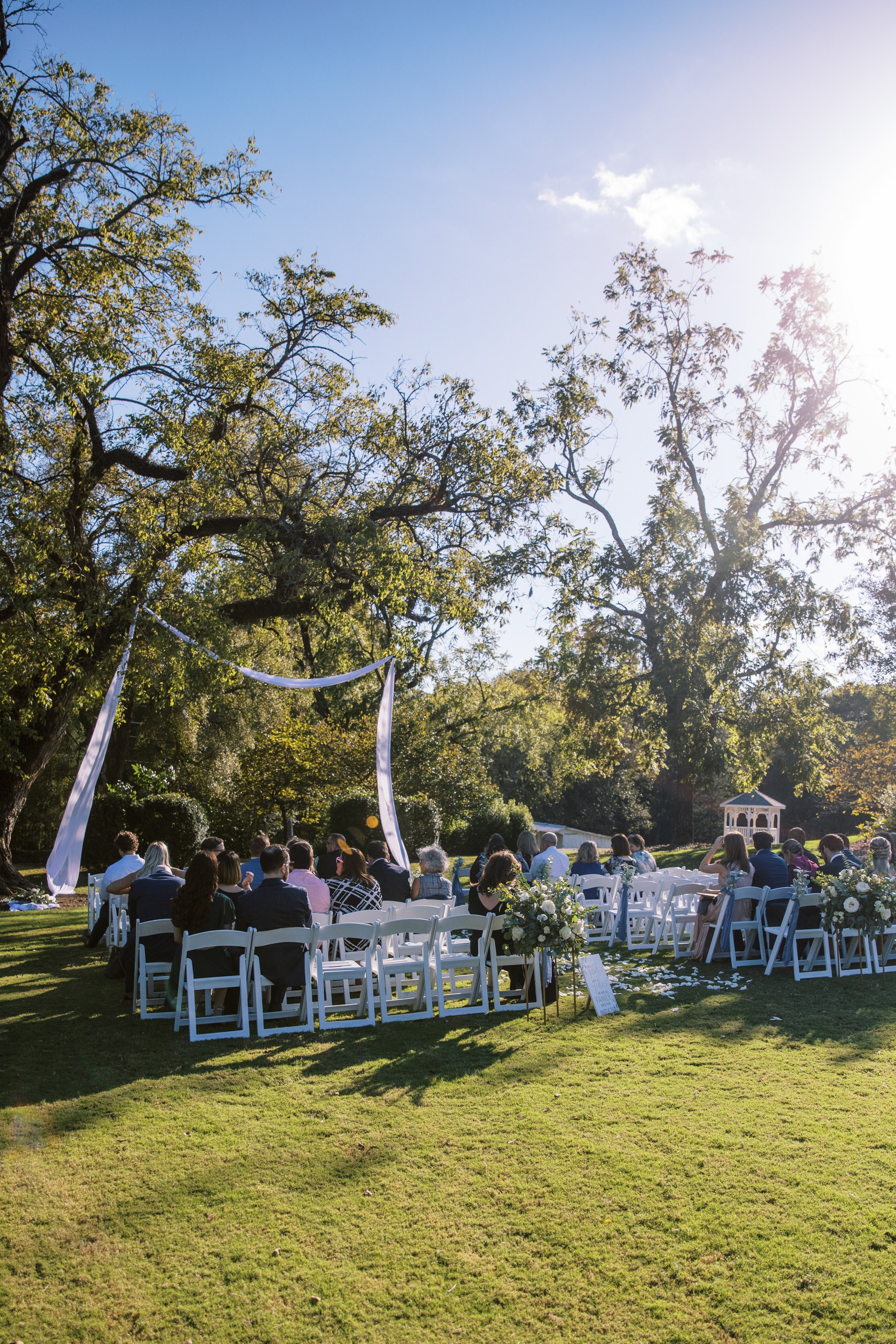  Outdoor Ceremony Set up Walnut Hill Wedding Venue Fancy This Photography