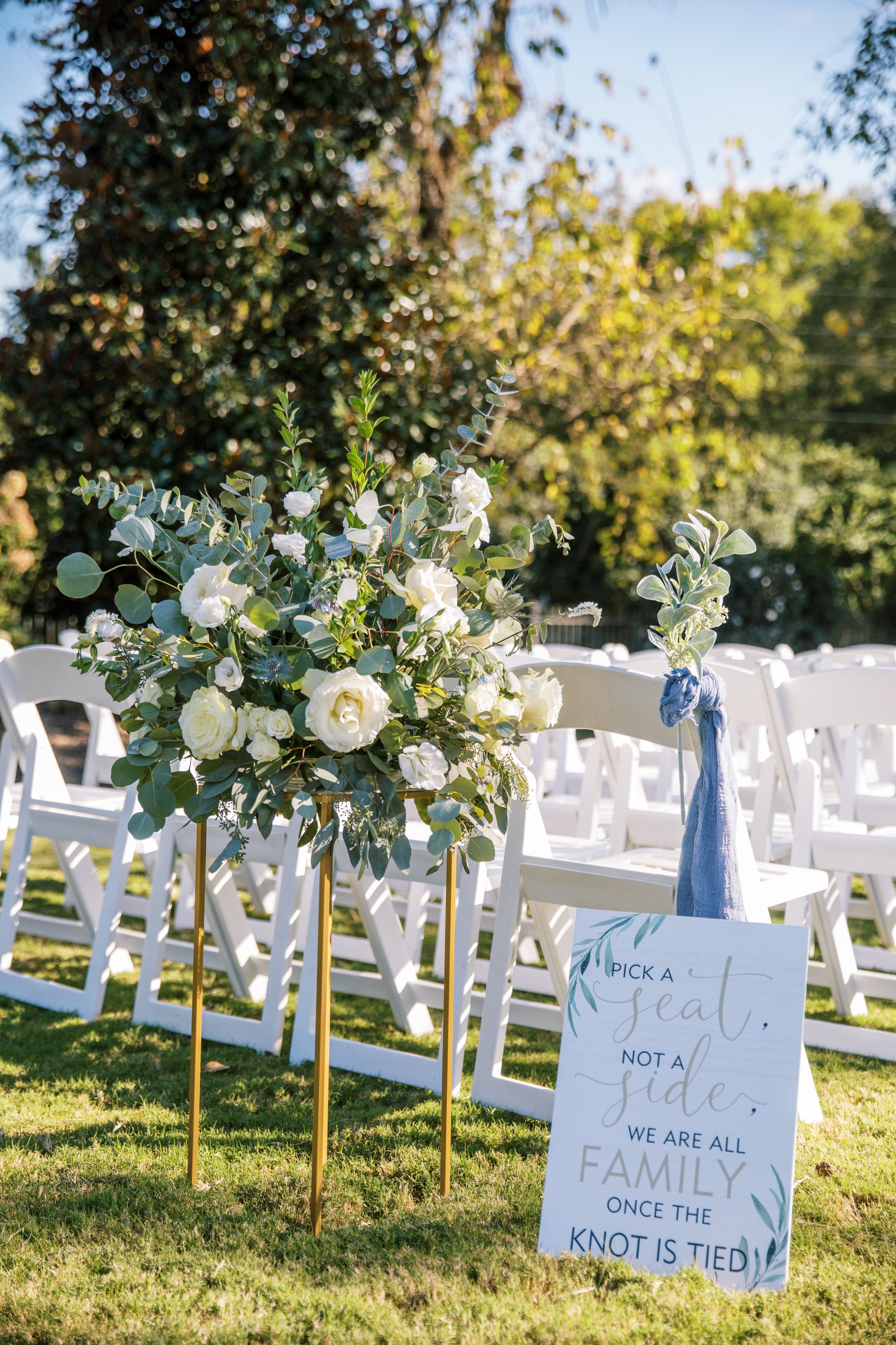  Outdoor Ceremony Decor Walnut Hill Wedding Venue Fancy This Photography