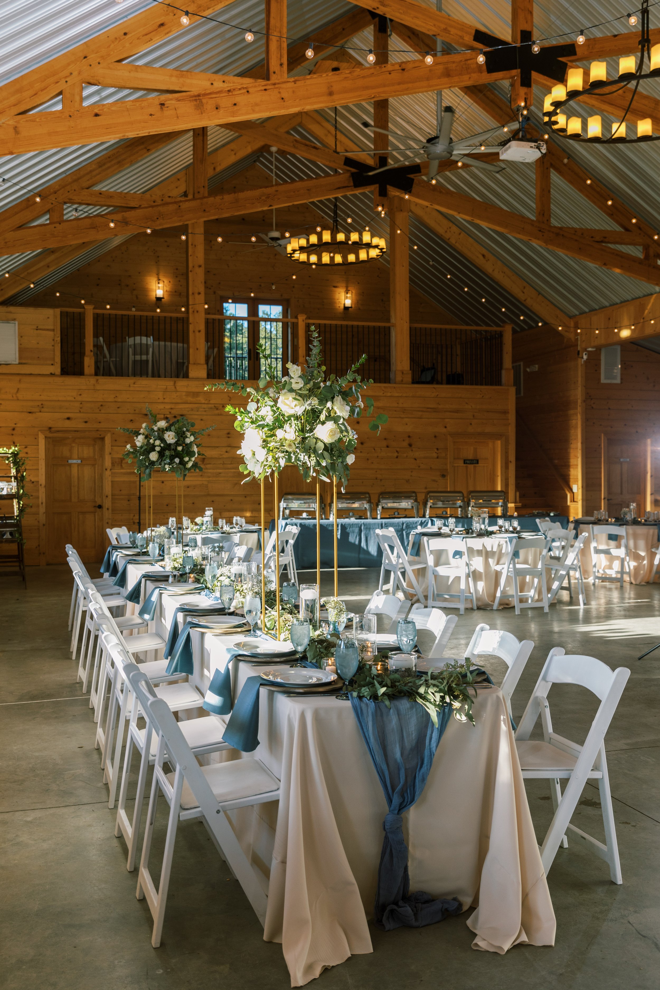 Barn Reception Tables Walnut Hill Wedding Venue Fancy This Photography