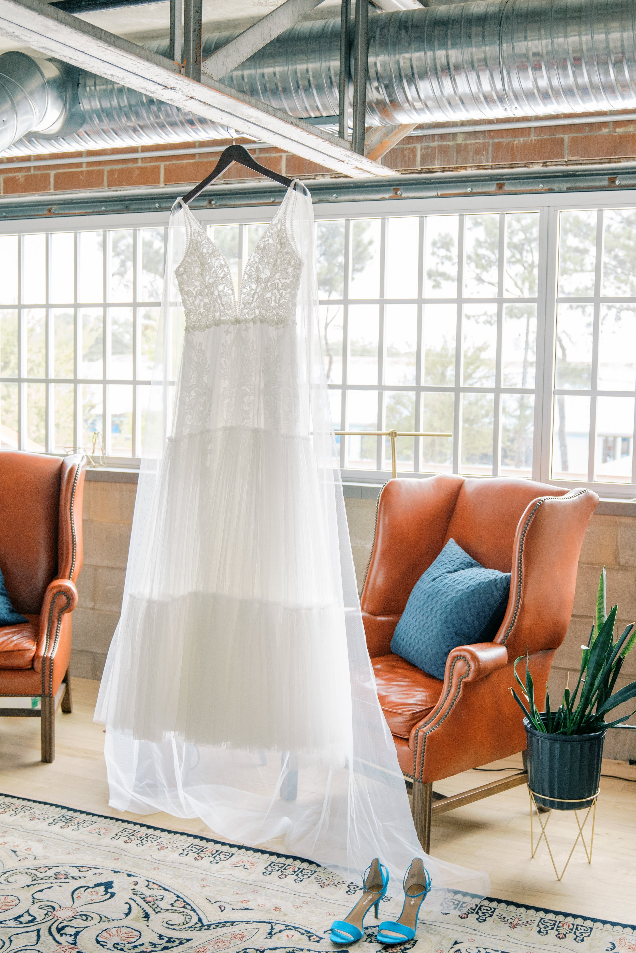  Wedding Dress in Shoes Whitaker &amp; Atlantic Wedding in Raleigh, NC Fancy This Photography