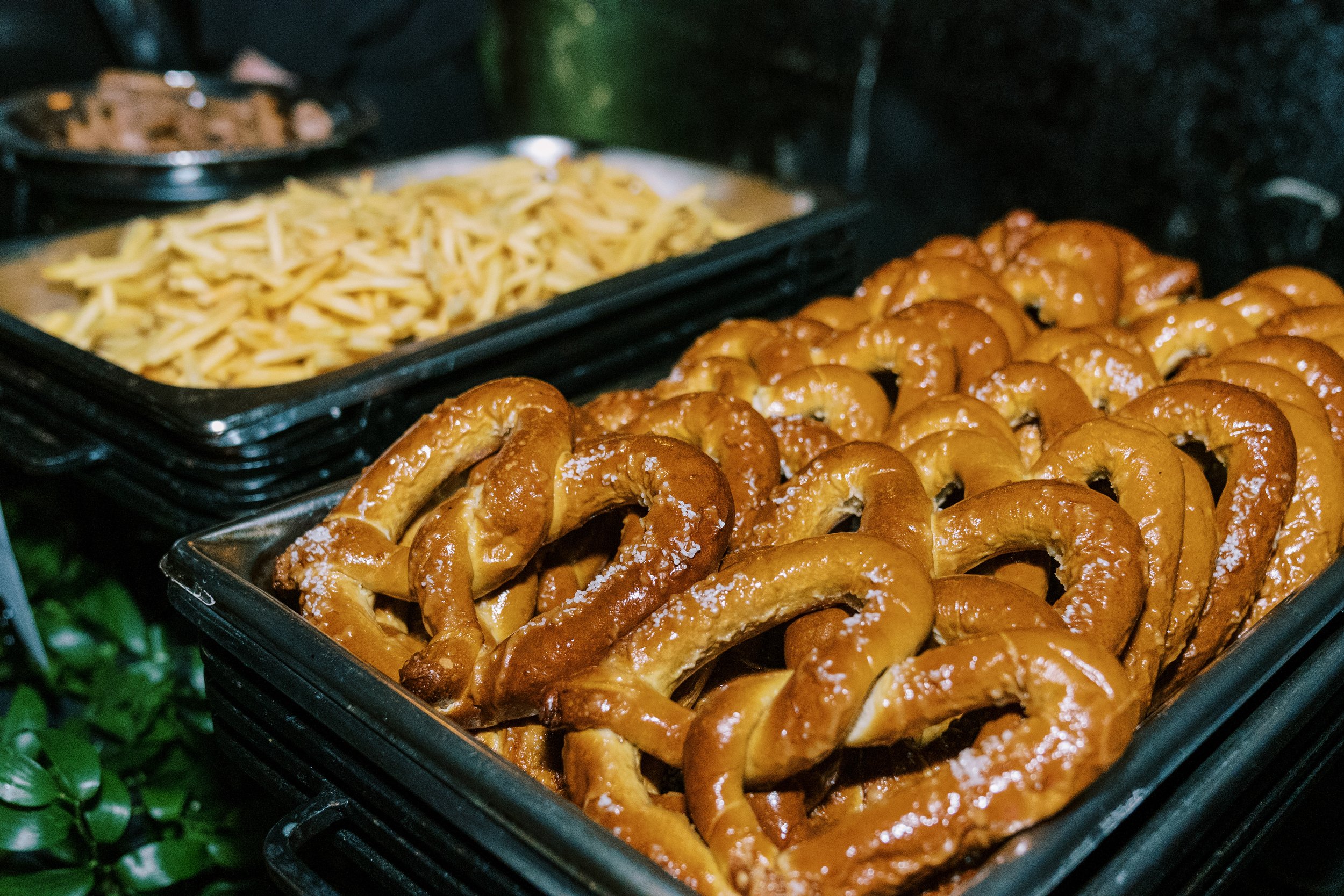 German Pretzels and Fries Whitaker &amp; Atlantic Wedding in Raleigh, NC Fancy This Photography