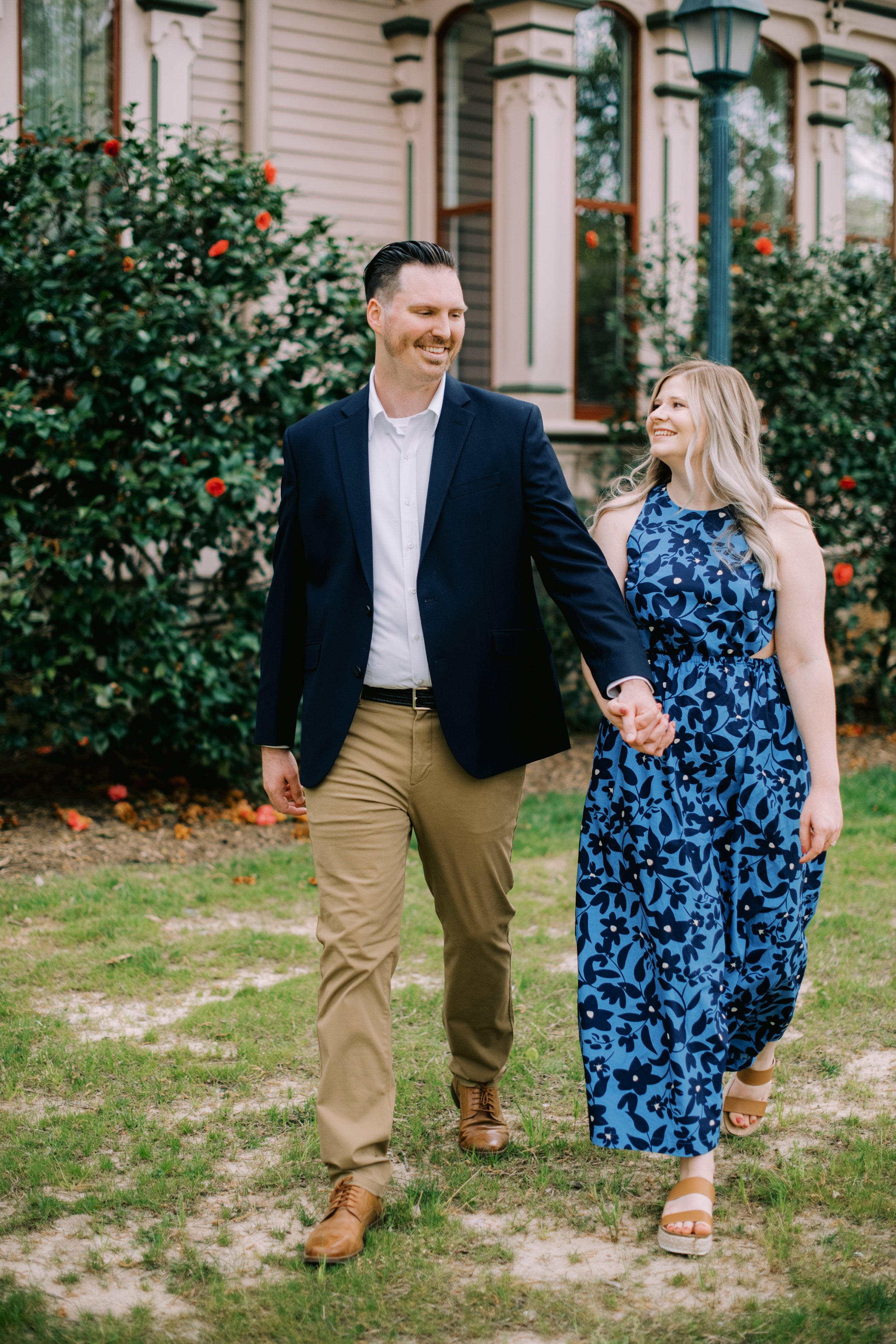 Victoria Cody Raleigh NC Engagement Photos in Historic Oakwood Neighborhood Fancy This Photography