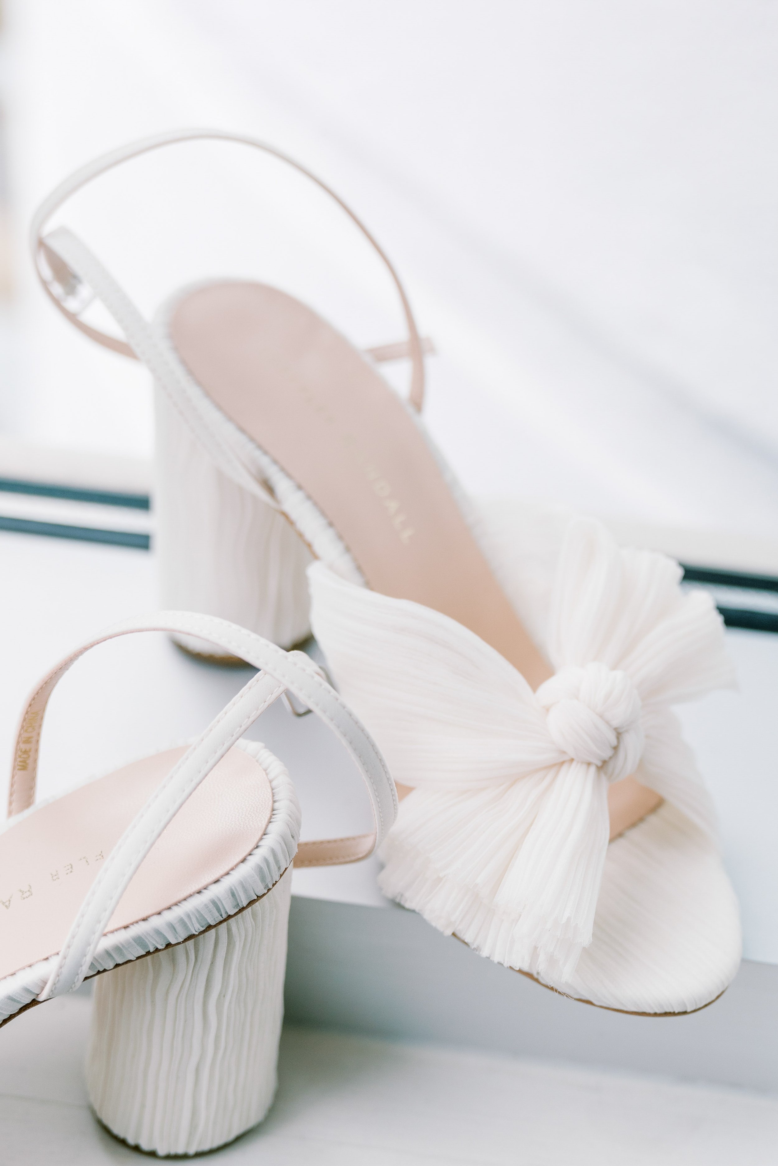 White Bridal Shoes Wedding at Bay 7 Durham NC Fancy This Photography