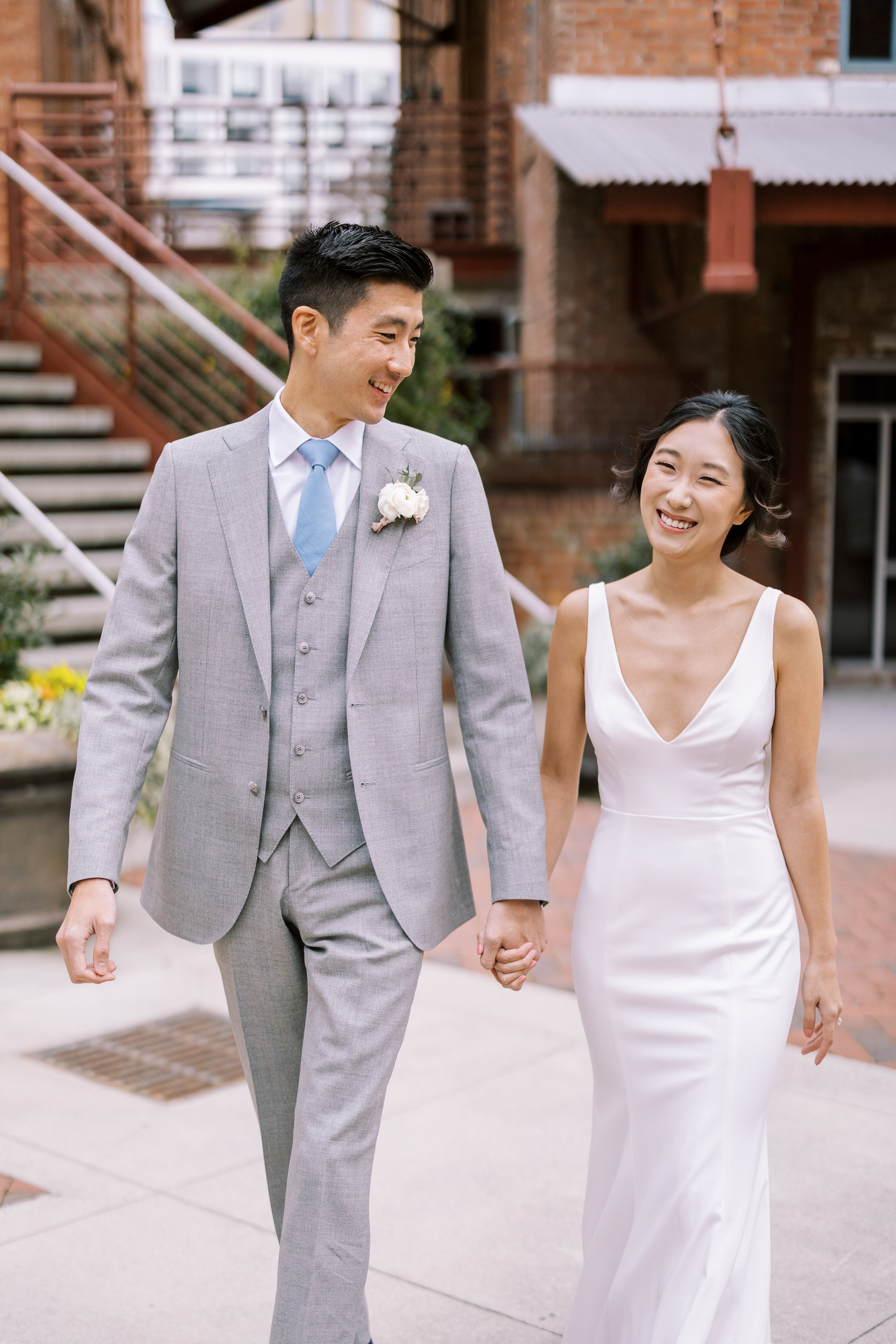 The Best Durham NC Wedding Photographer American Tobacco Campus Wedding at Bay 7 Durham NC Fancy This Photography