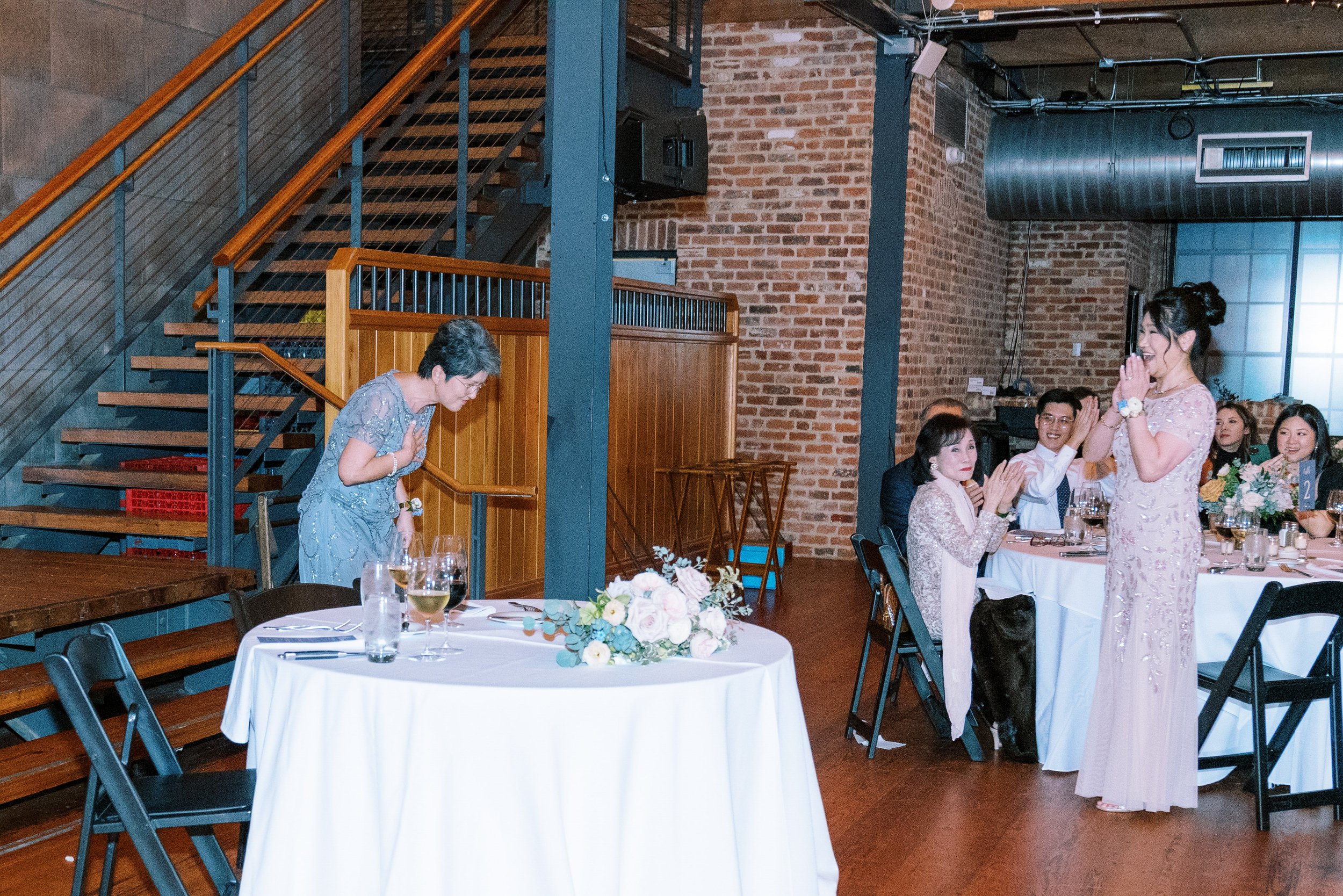 Mothers Enter Reception Wedding at Bay 7 Durham NC Fancy This Photography