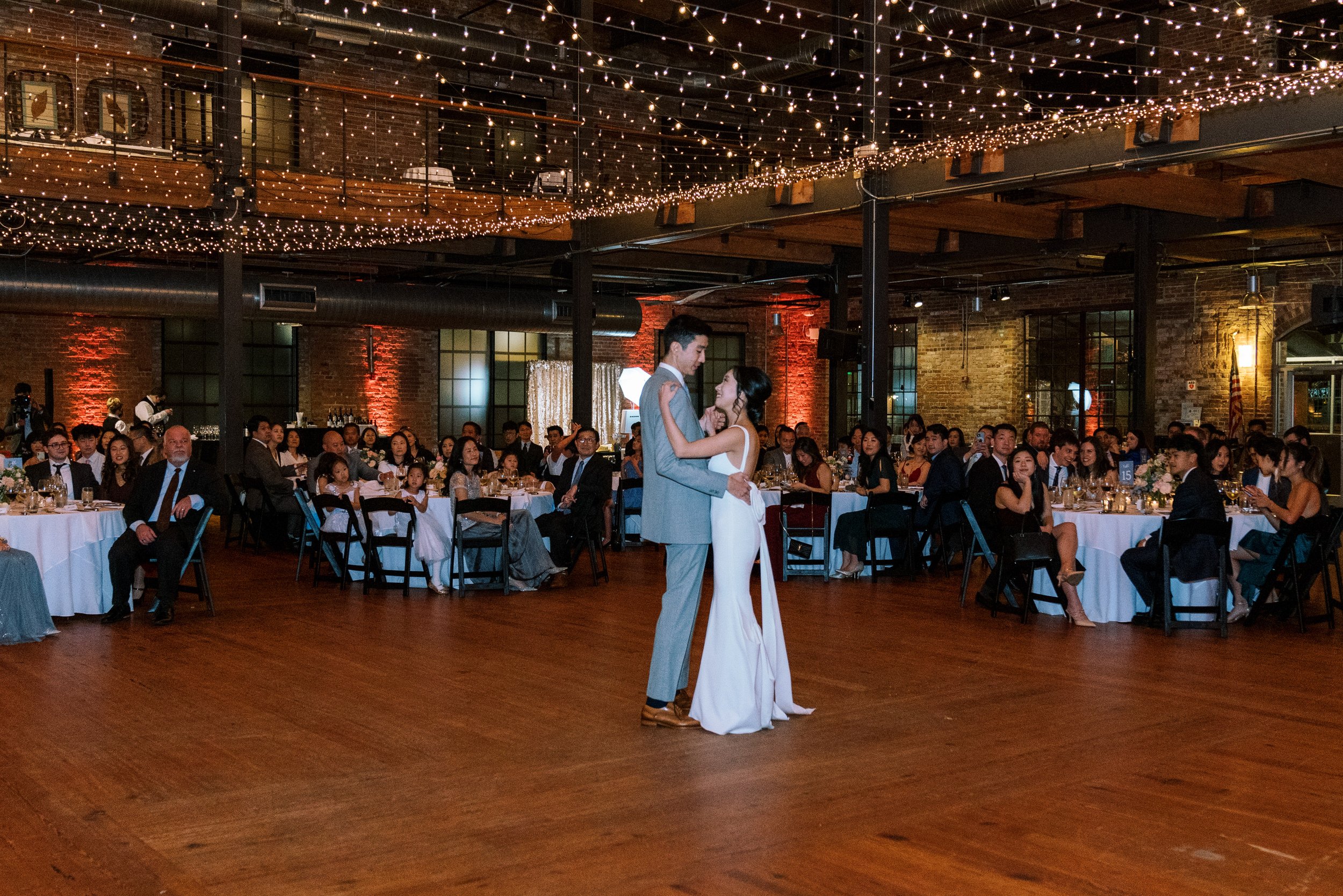 First Dance Bride and Groom Wedding at Bay 7 Durham NC Fancy This Photography