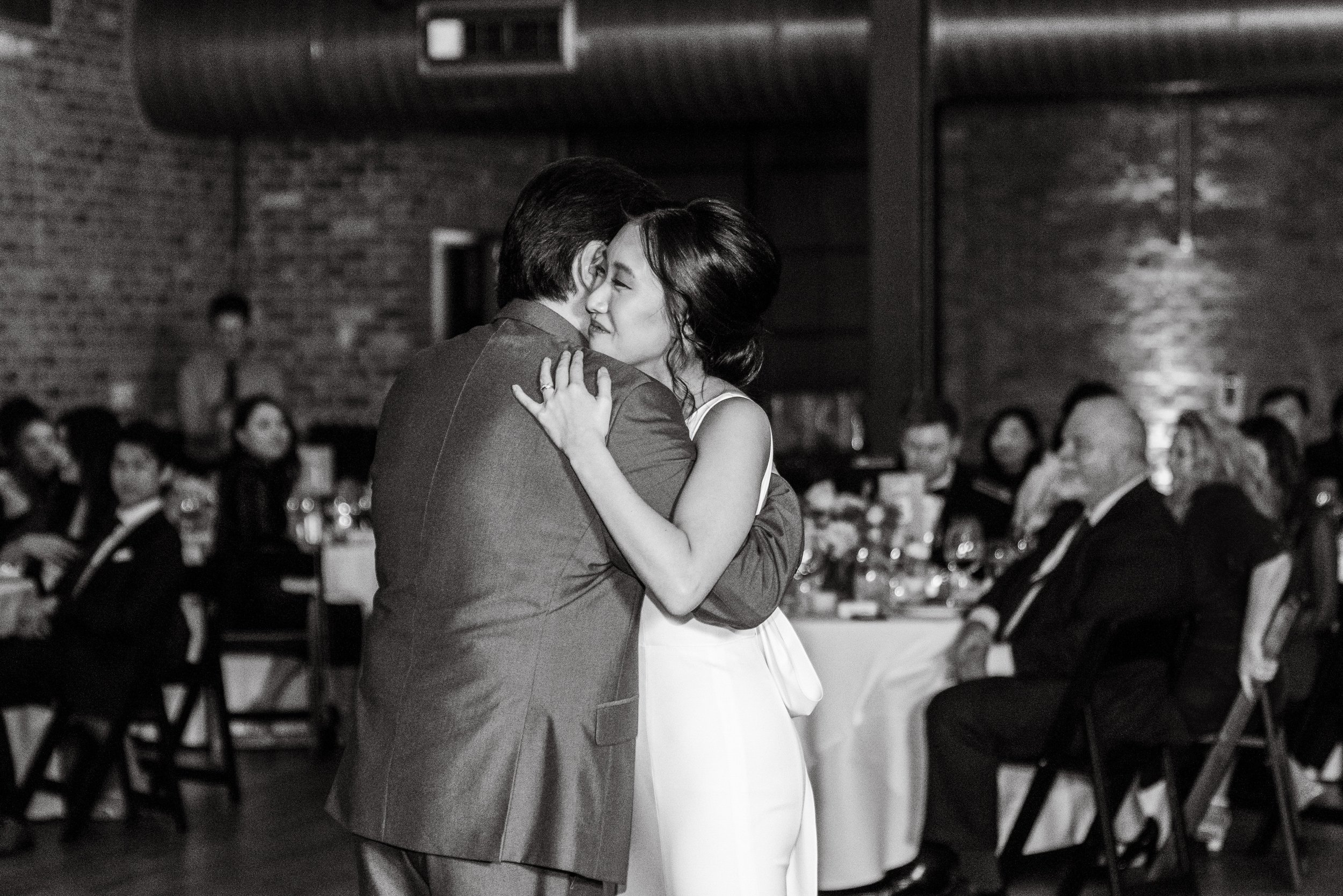 Father Daughter Dance Embrace Wedding at Bay 7 Durham NC Fancy This Photography