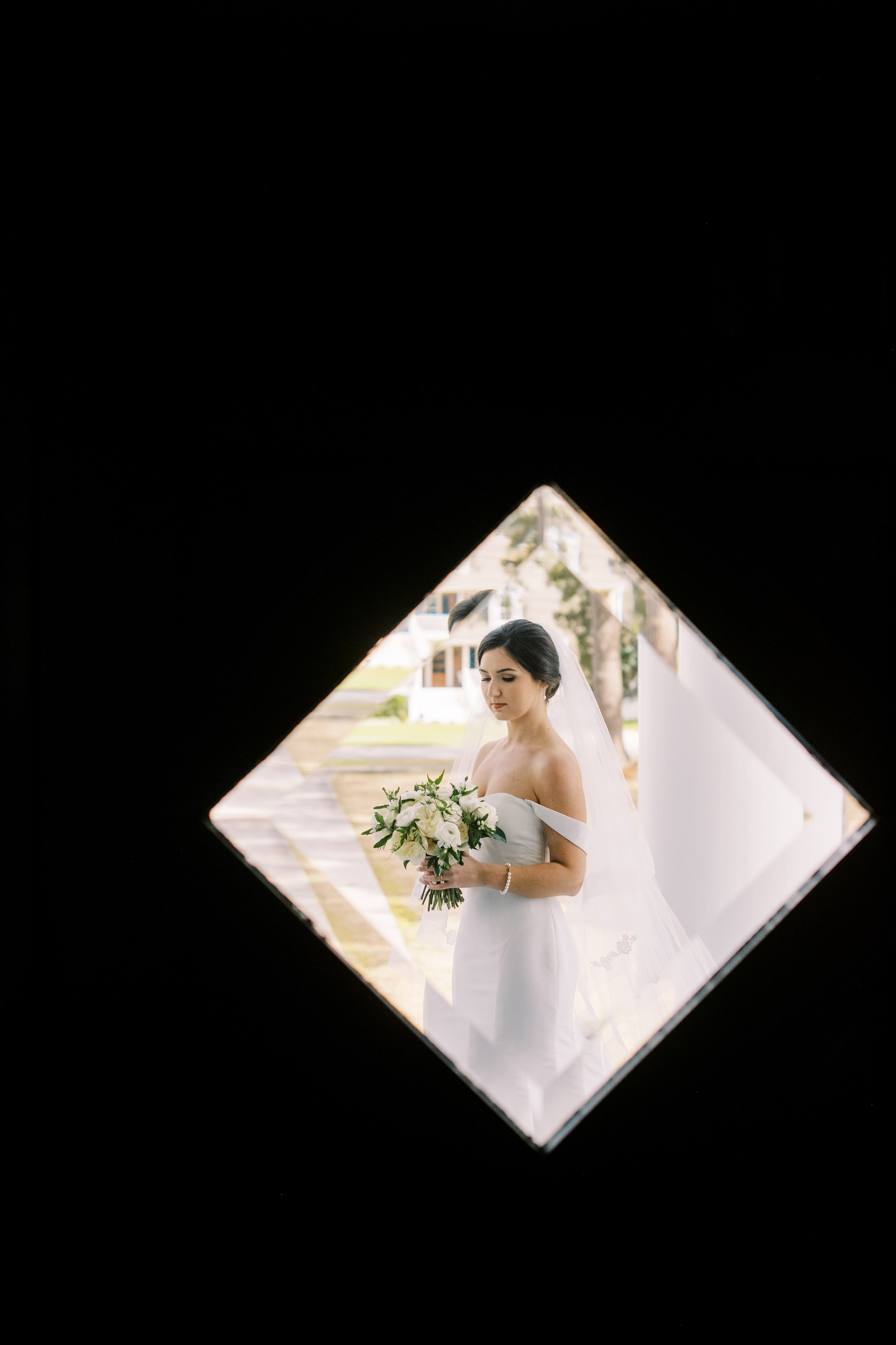Window Fine Art Bridal Portraits at River Forest Manor and Marina Fancy This Photography