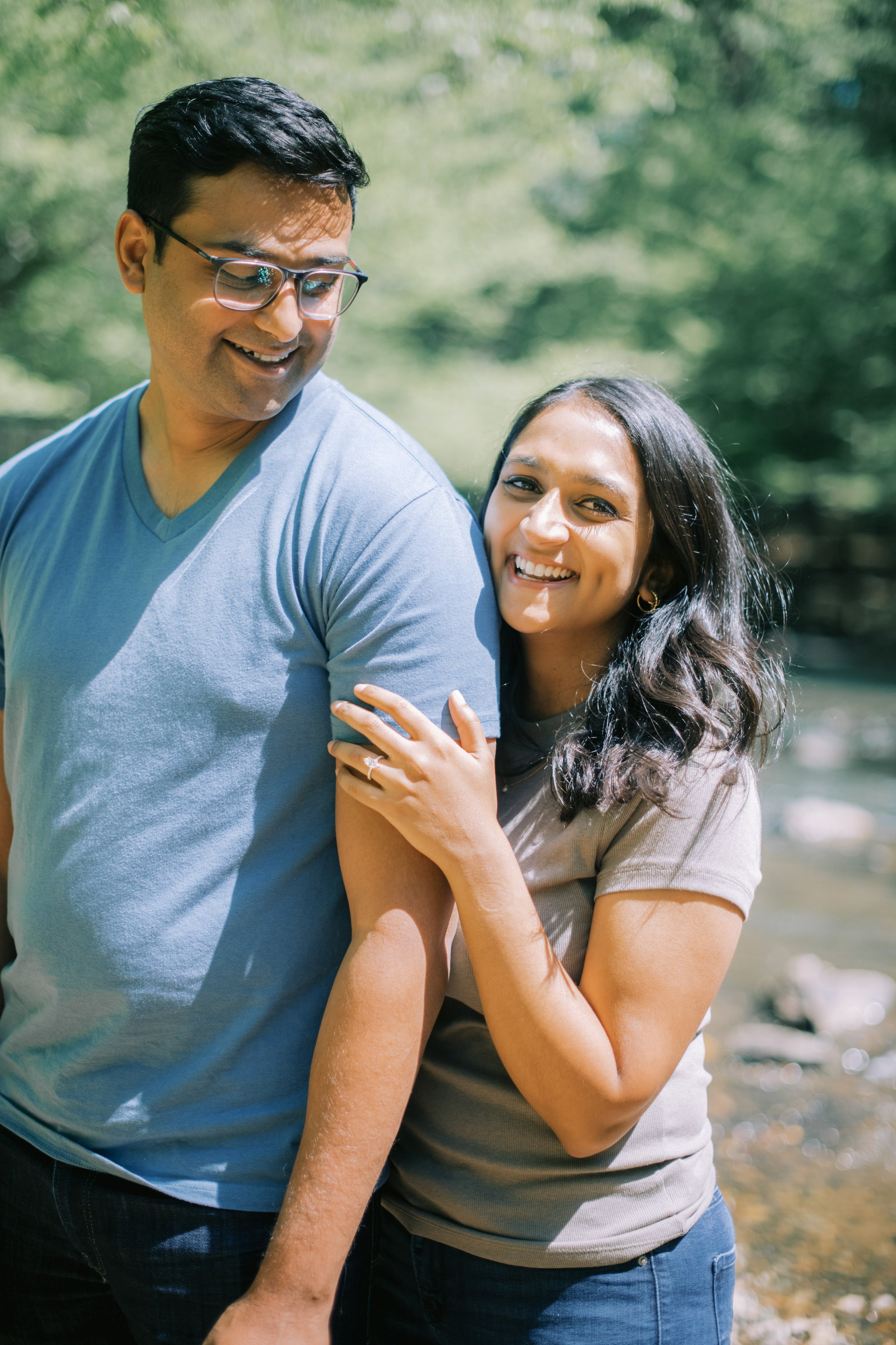 Beautiful Cole Mill Road Couple Eno River Engagement Photos Durham NC Fancy This Photography