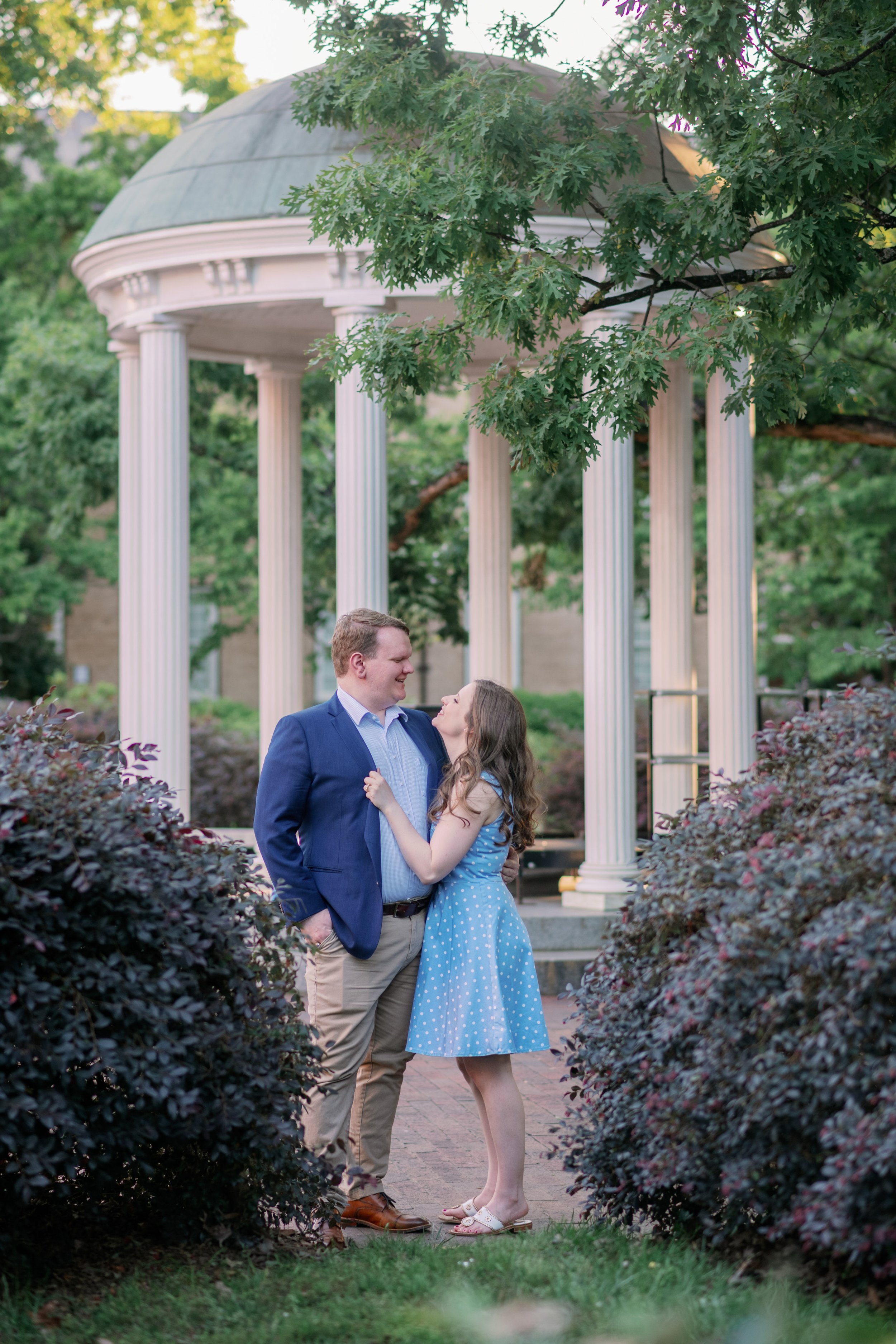 Chapel Hill Engagment Photographer Old Well UNC Chapel Hill Engagement Photos Fancy This Photography