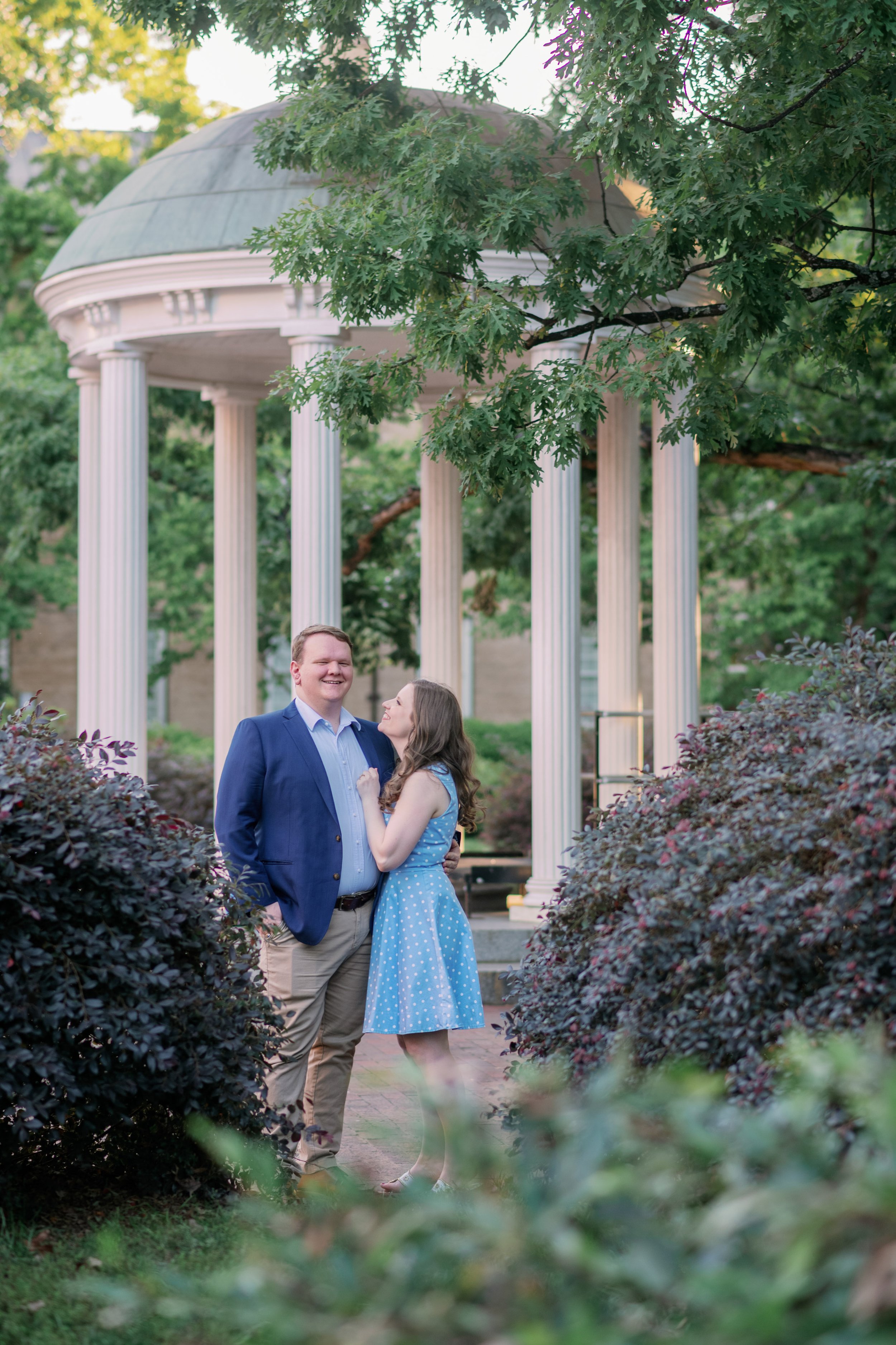 Chapel Hill Engagement Session Old Well UNC Chapel Hill Engagement Photos Fancy This Photography