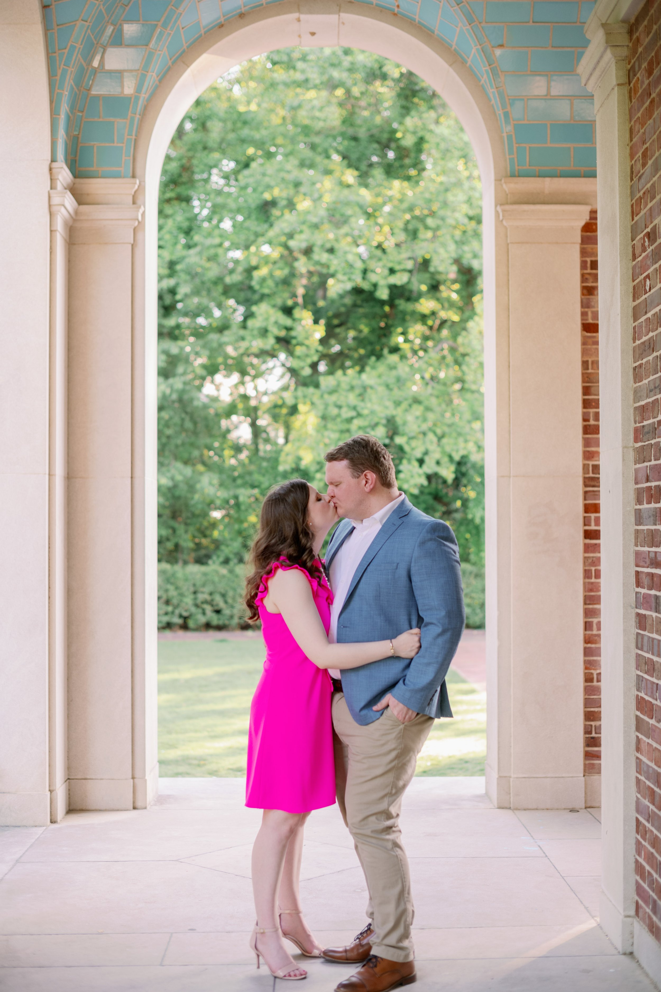 Chapel Hill Engagement Photos Kiss Bell Tower Love UNC Chapel Hill Engagement Photos Fancy This Photography