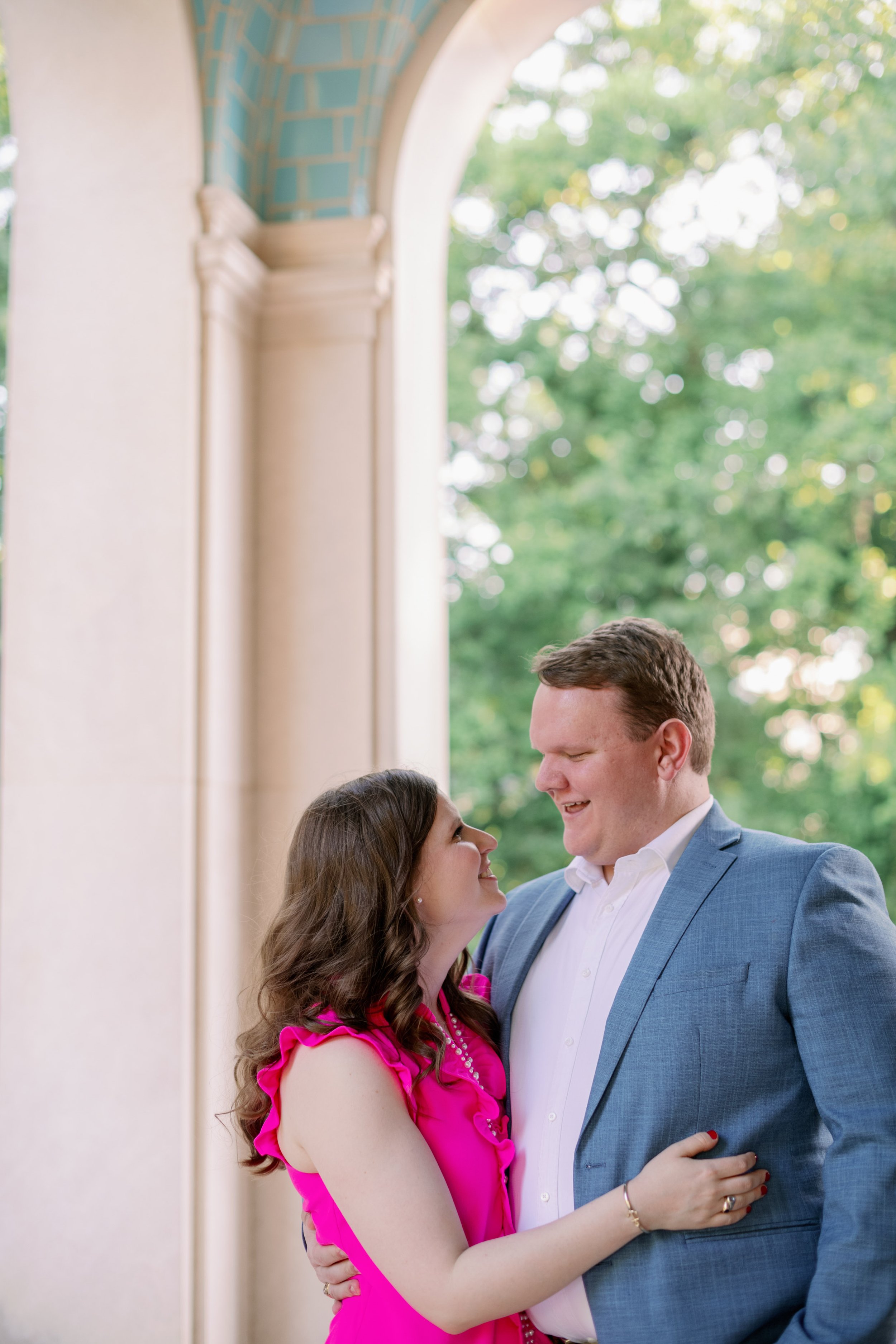 NC Engagement Photos Bell Tower Love UNC Chapel Hill Engagement Photos Fancy This Photography
