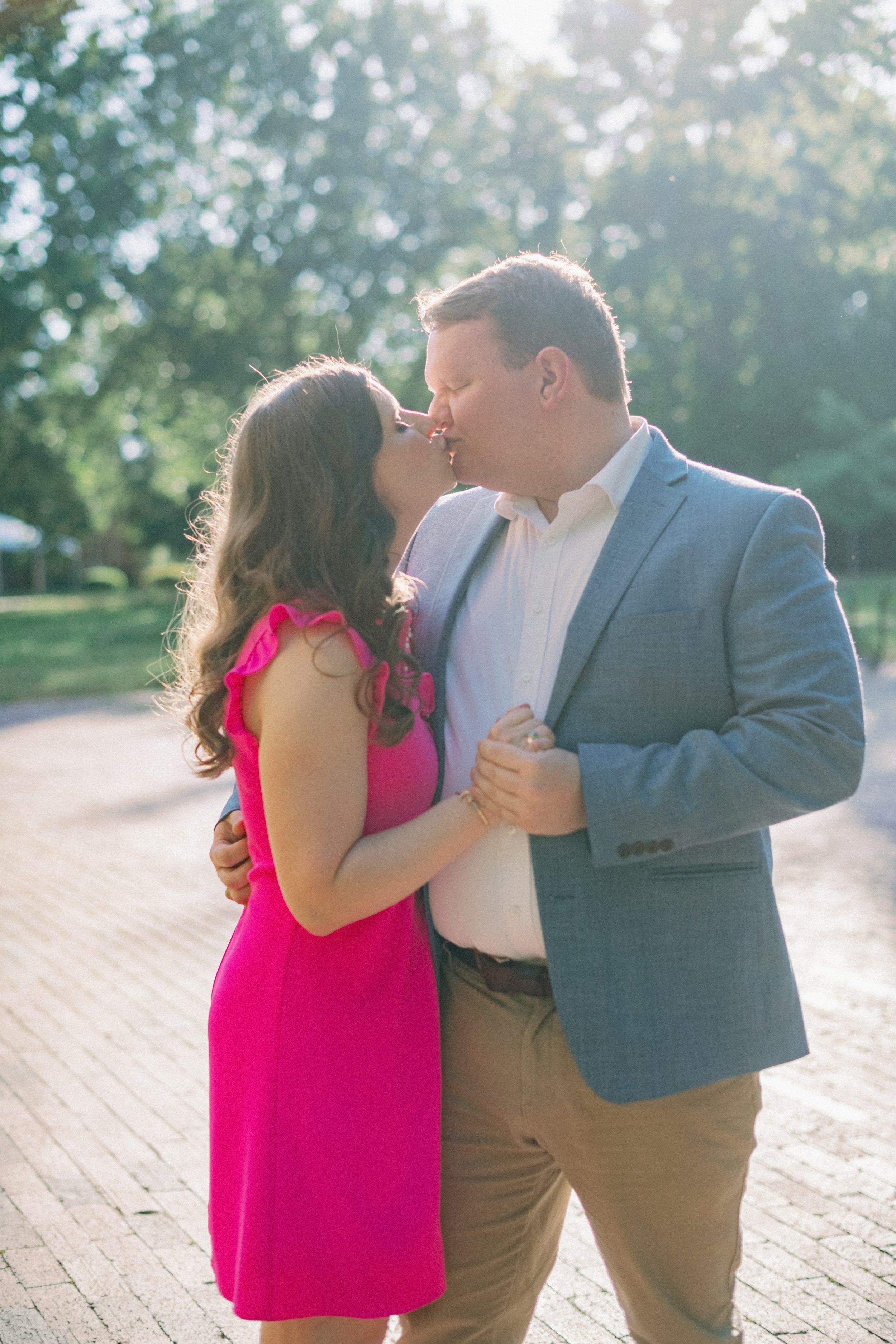 Kiss Chapel Hill Engagement Photos UNC Chapel Hill Engagement Photos Fancy This Photography