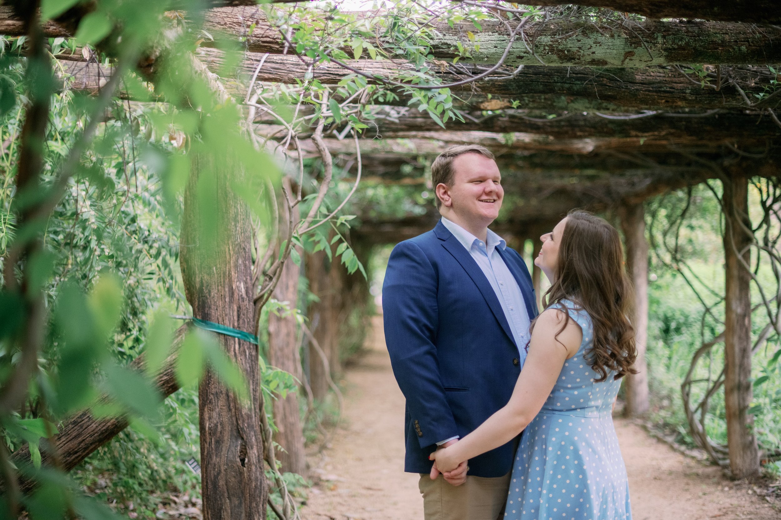 Coker Arboretum Romance UNC Chapel Hill Engagement Photos Fancy This Photography 