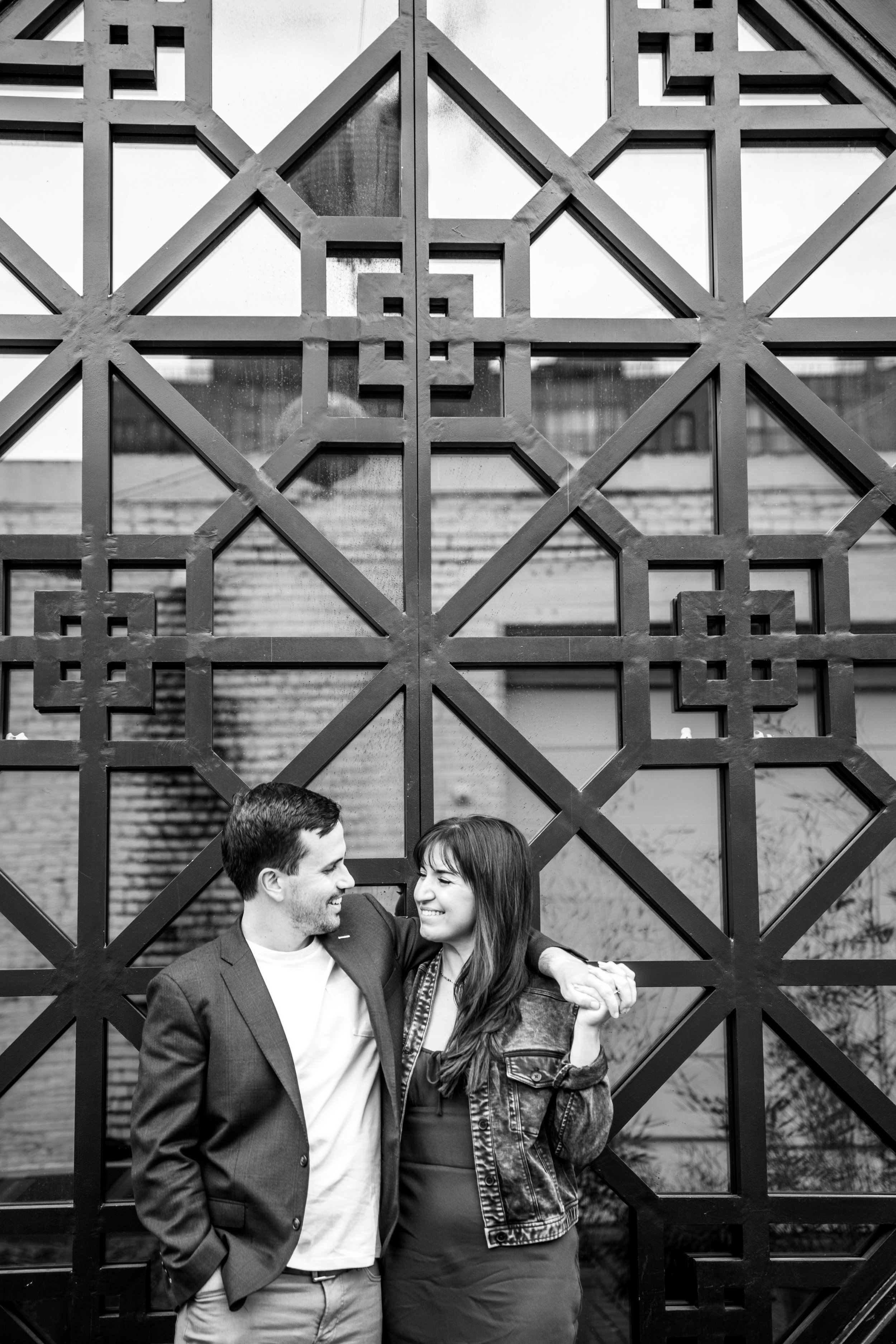 Window Architecture Blagden Alley Washington DC Engagement Photos Fancy This Photography