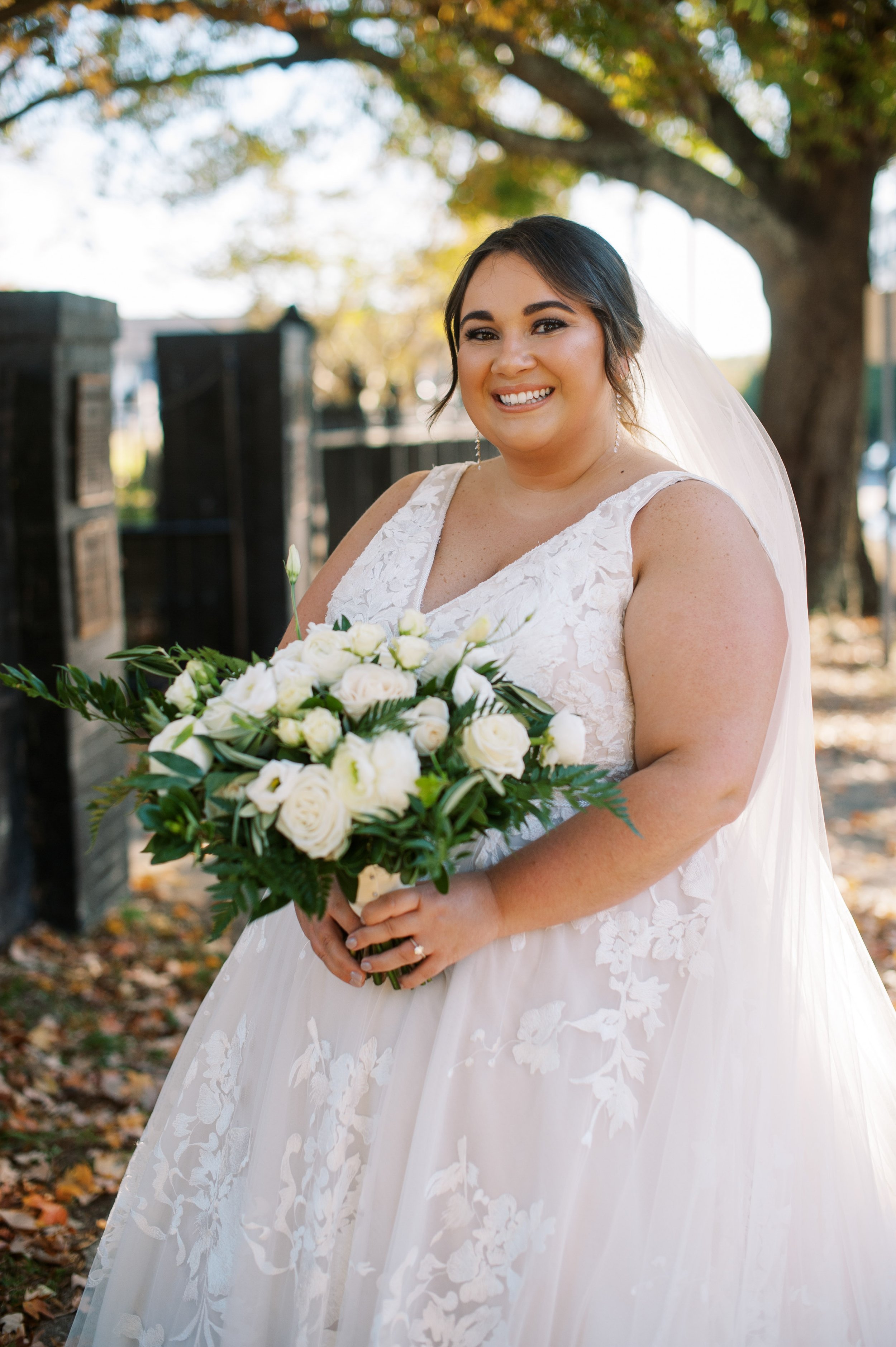 Outdoor Bridal Portrait All Saints Chapel Unique Raleigh Wedding Venue Options Fancy This Photography