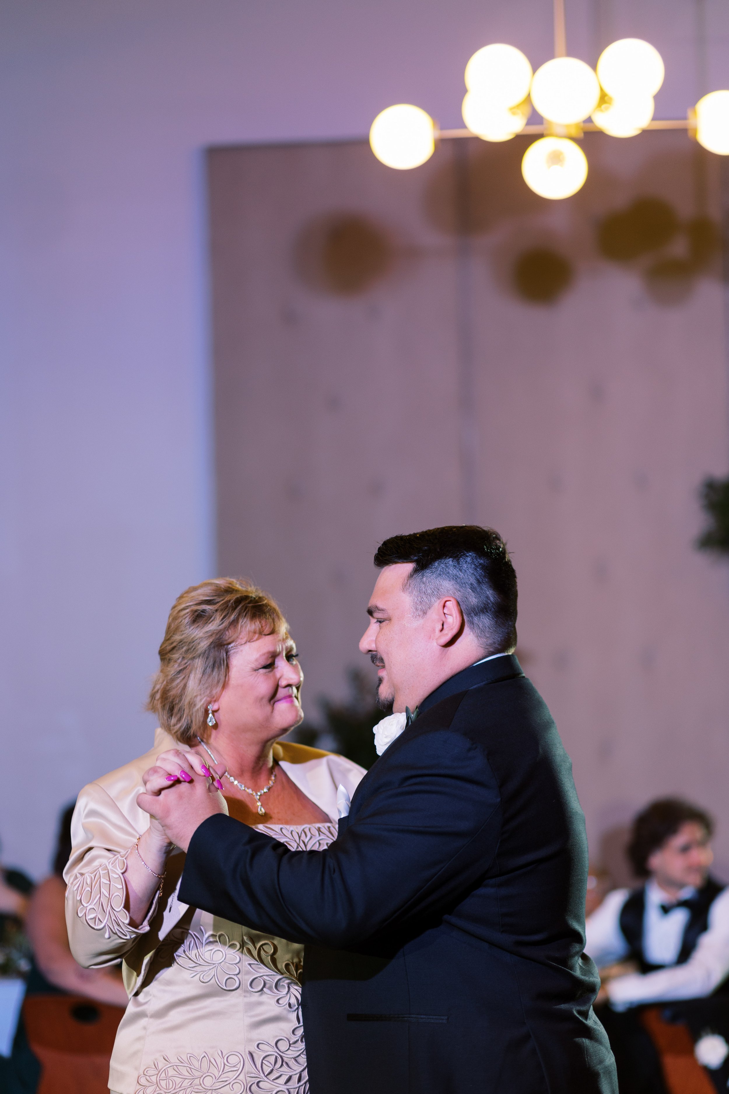 Groom Dance with Mom Whitaker and Atlantic Unique Raleigh Wedding Venue Options Fancy This Photography