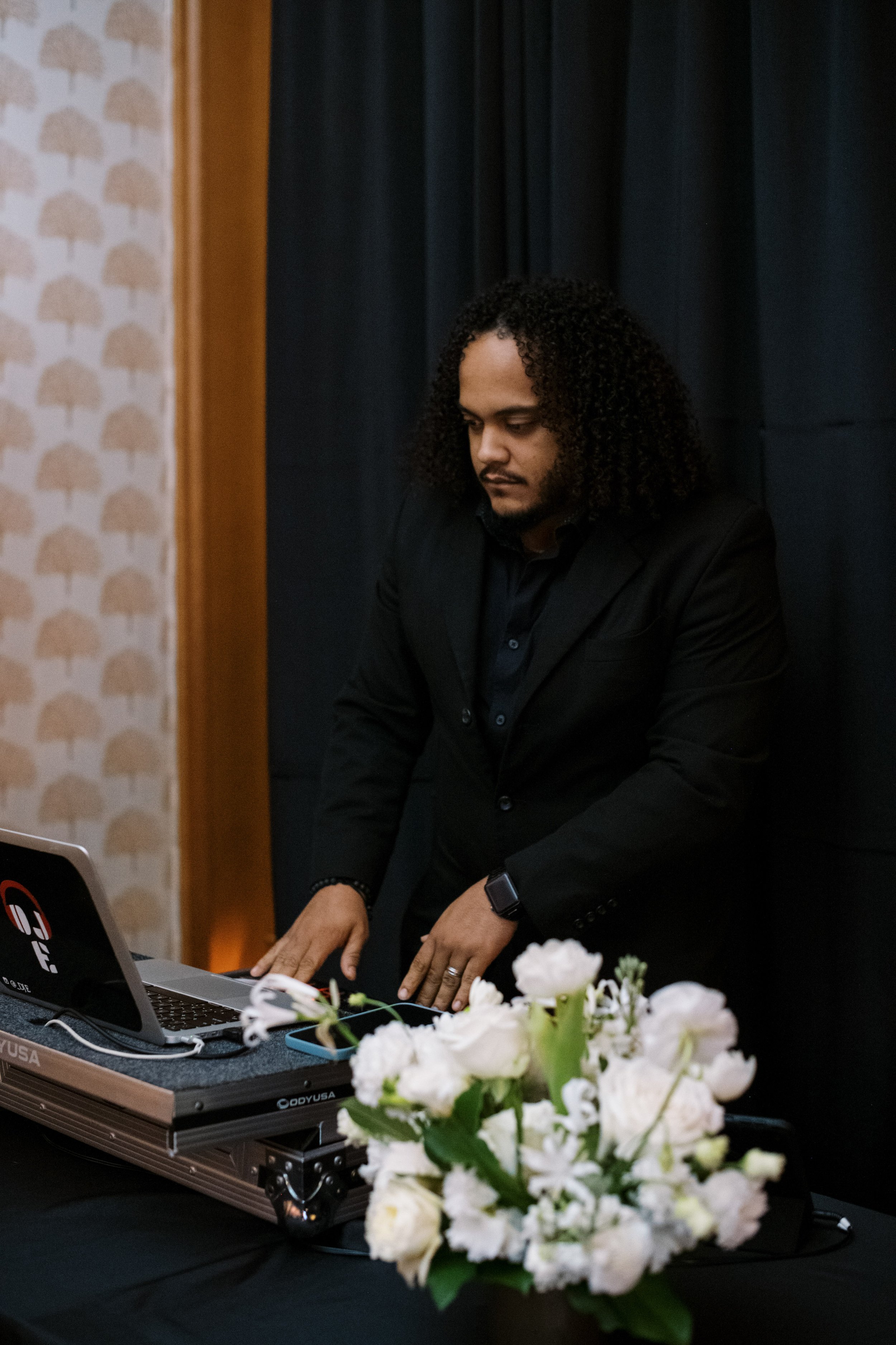 Image of DJ from 30th Birthday Party at The Umstead Hotel and Spa in Cary NC Fancy This Photography