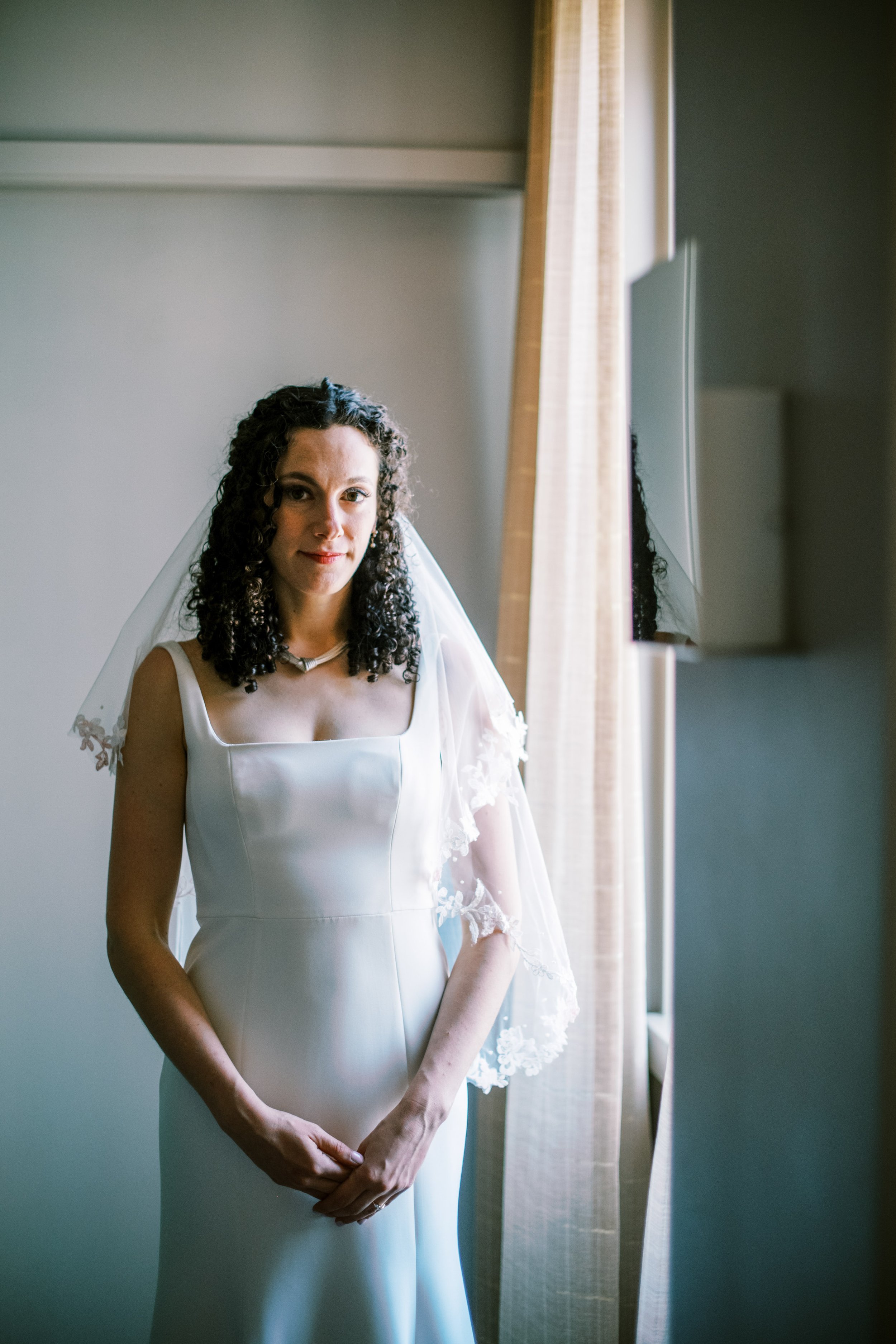 Beautiful Bride at 21c Museum Hotel Durham Wedding Fancy This Photography