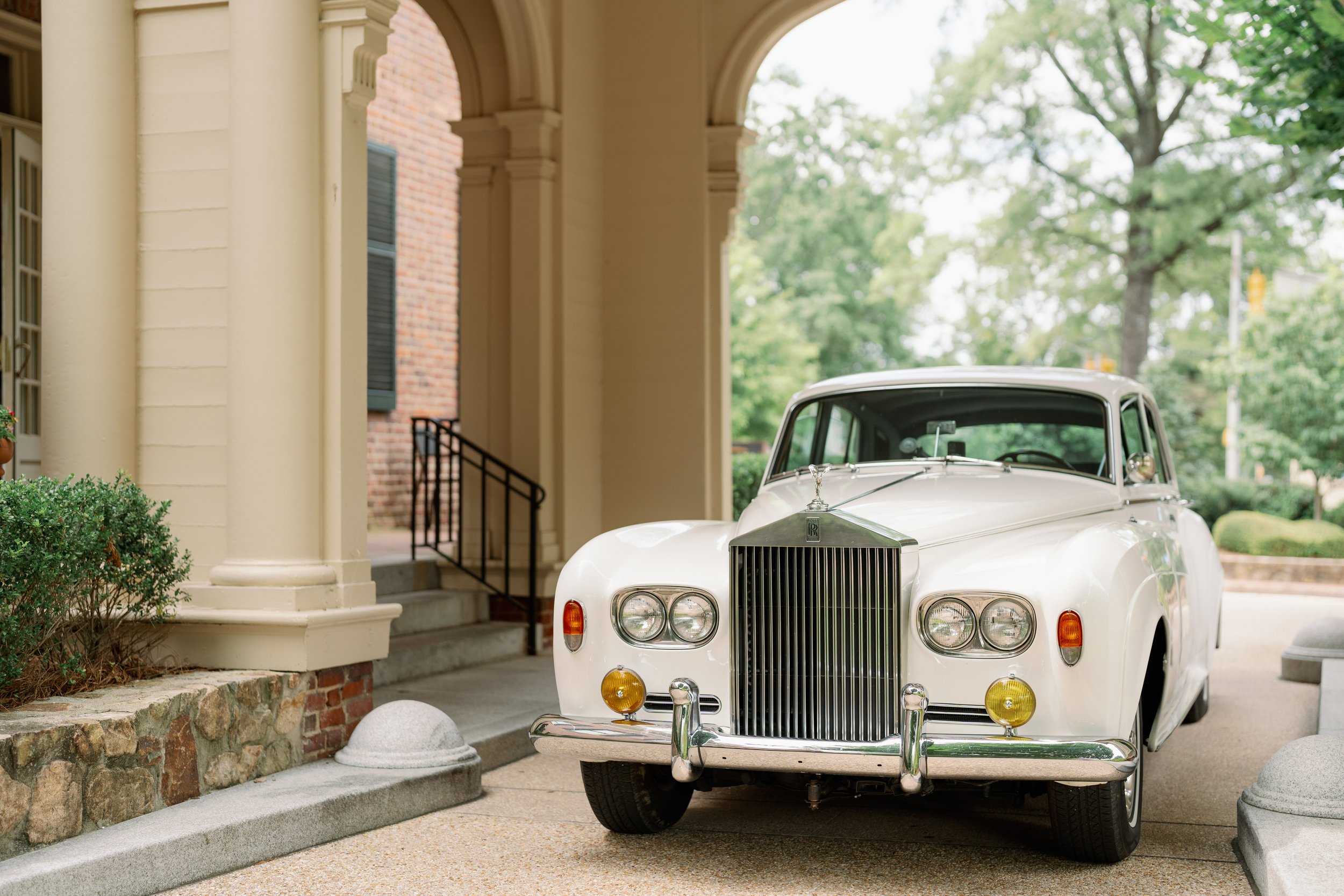 Vintage Rolls Royce Motor Car Wedding at The Carolina Inn Chapel hill