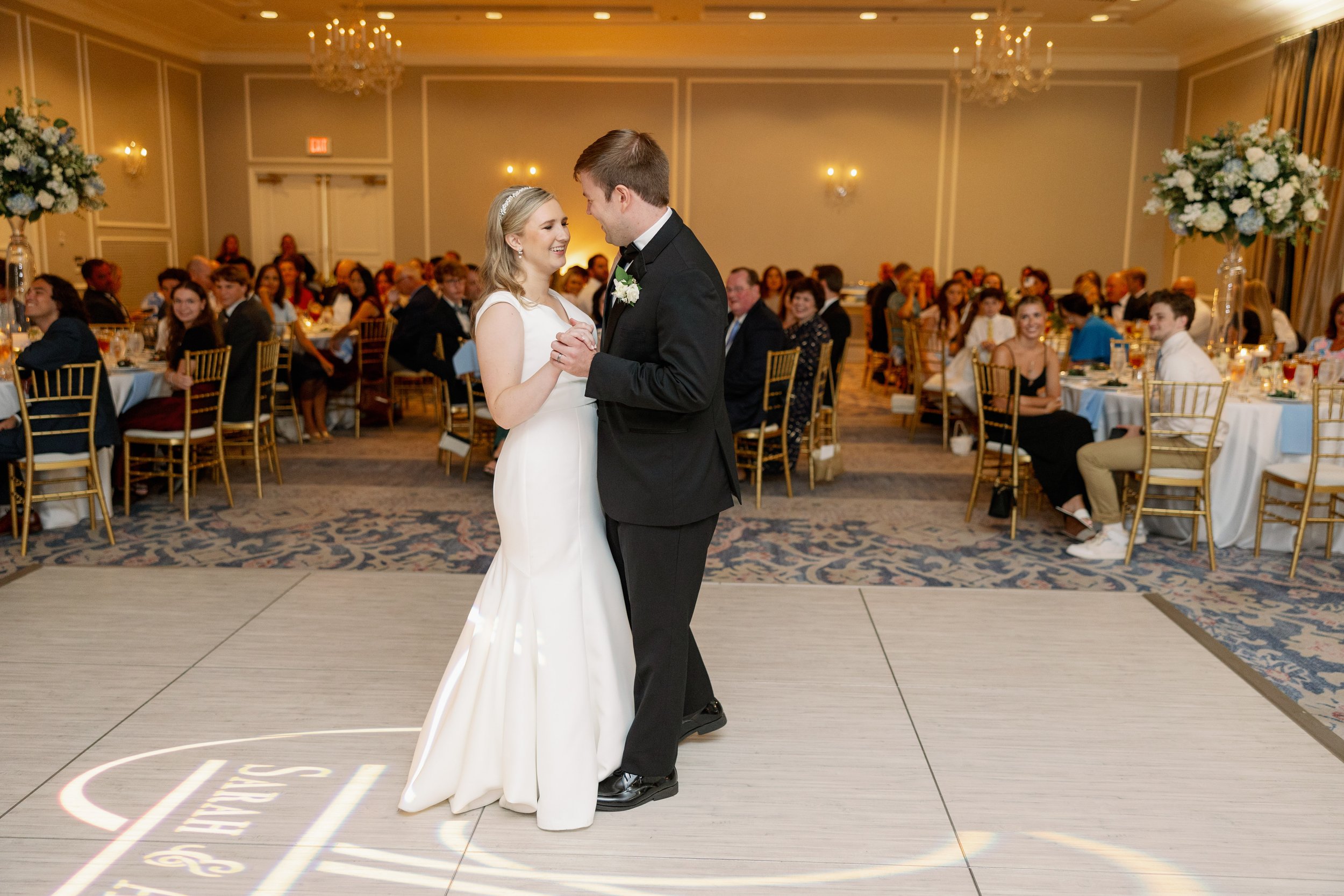 Bride and Groom First Dance Wedding at The Carolina Inn Fancy This Photography