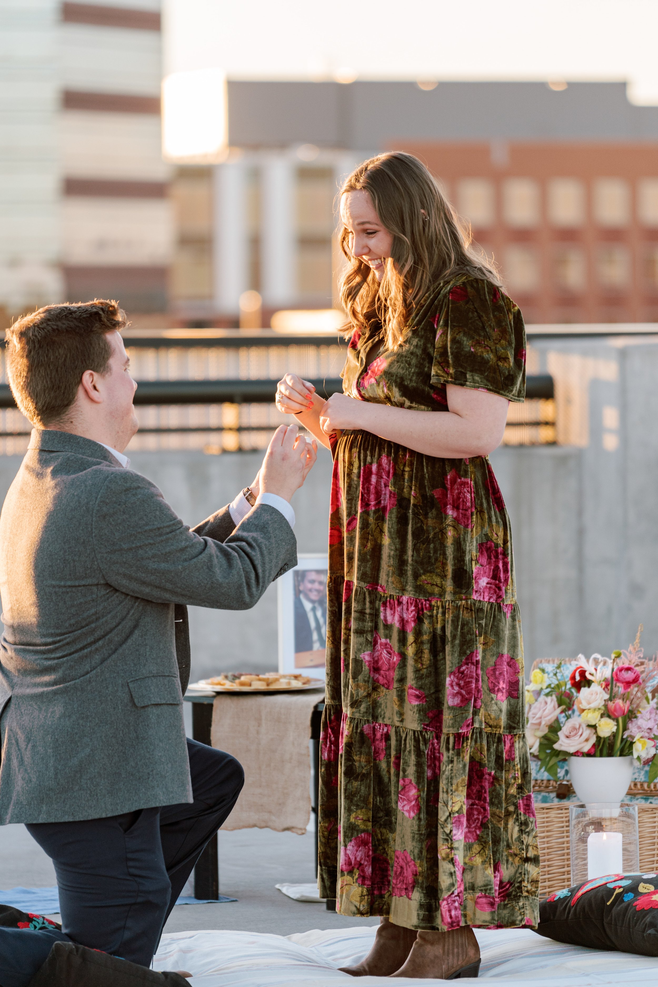 Reaction Surprise Proposal in Durham NC Fancy This Photography