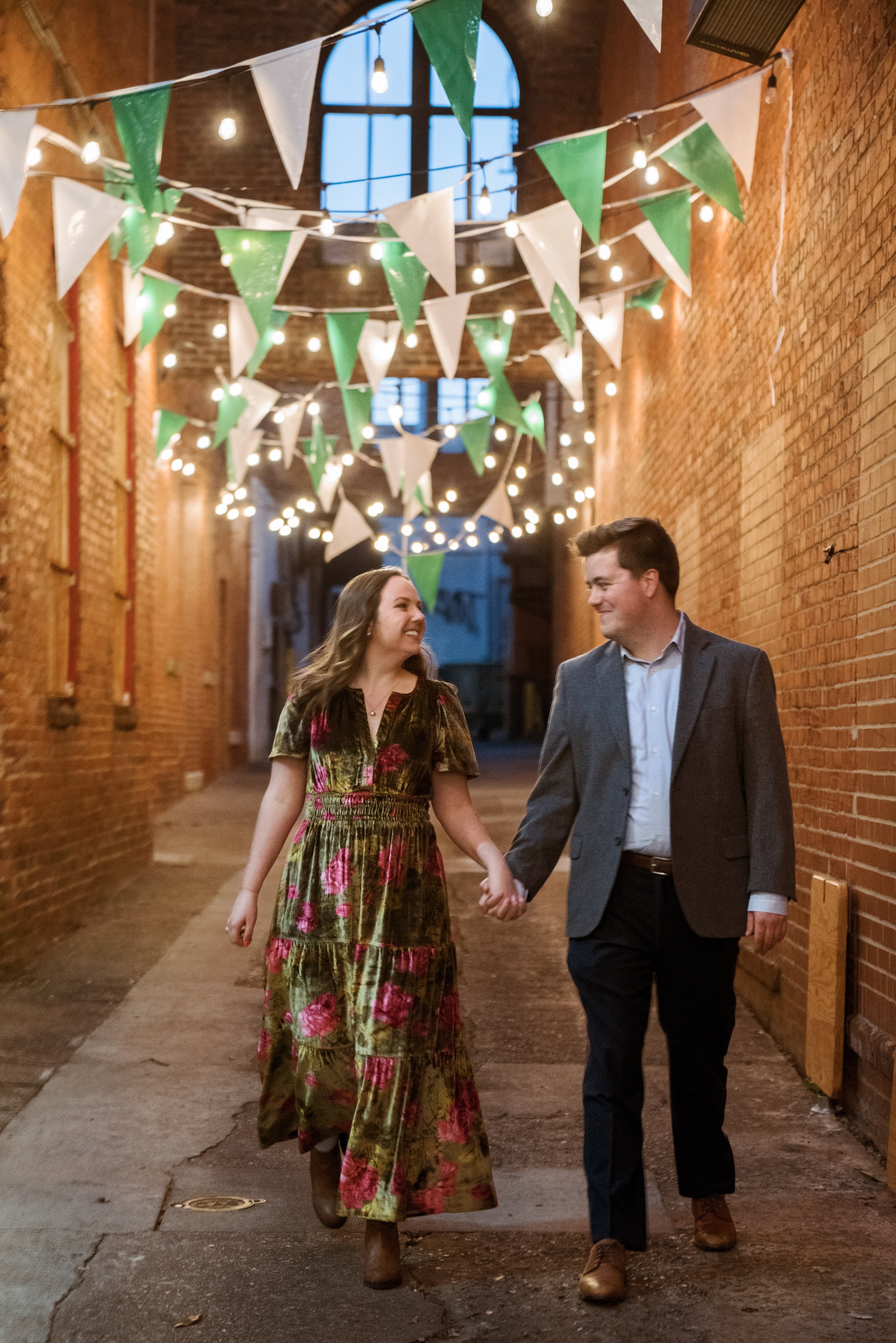 Engaged Alley Surprise Proposal in Durham NC Fancy This Photography