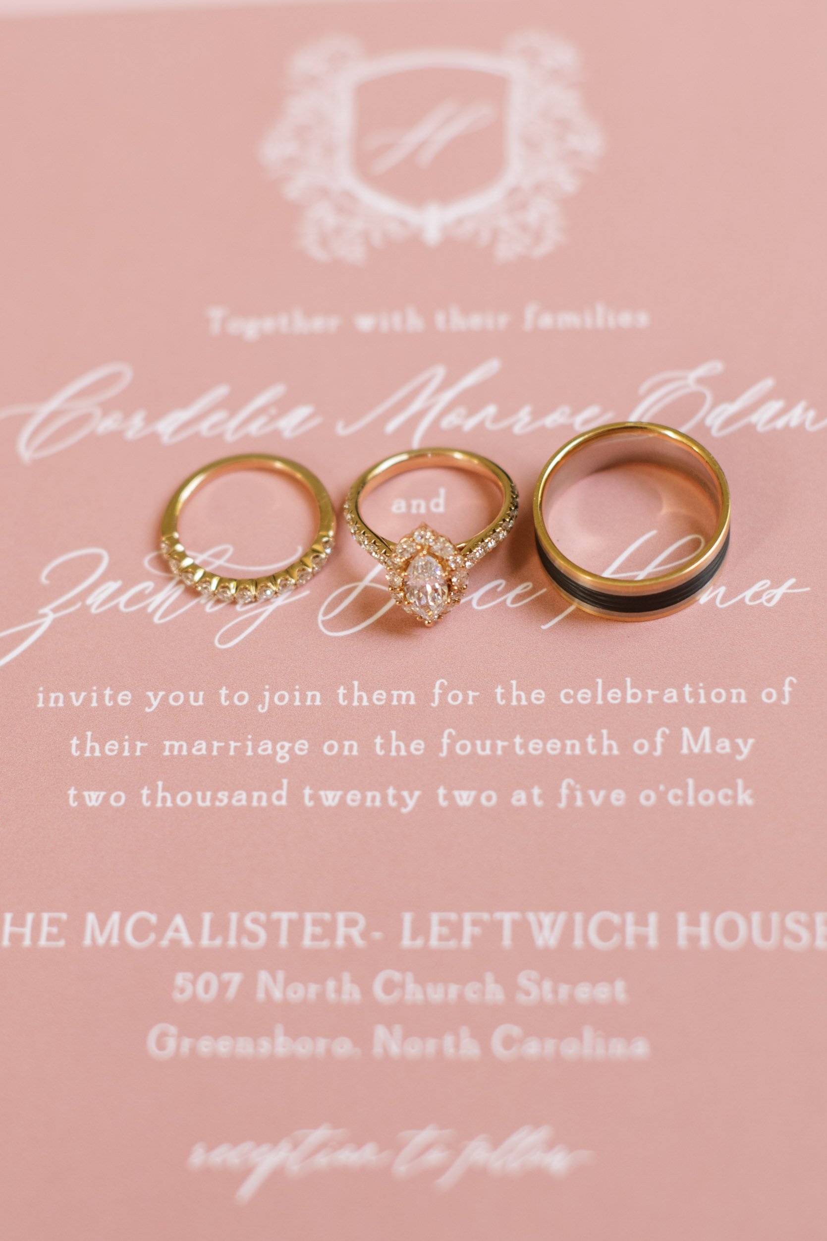 Rings Wedding Invitation The McAlister-Leftwich House Wedding Venue Fancy This Photography
