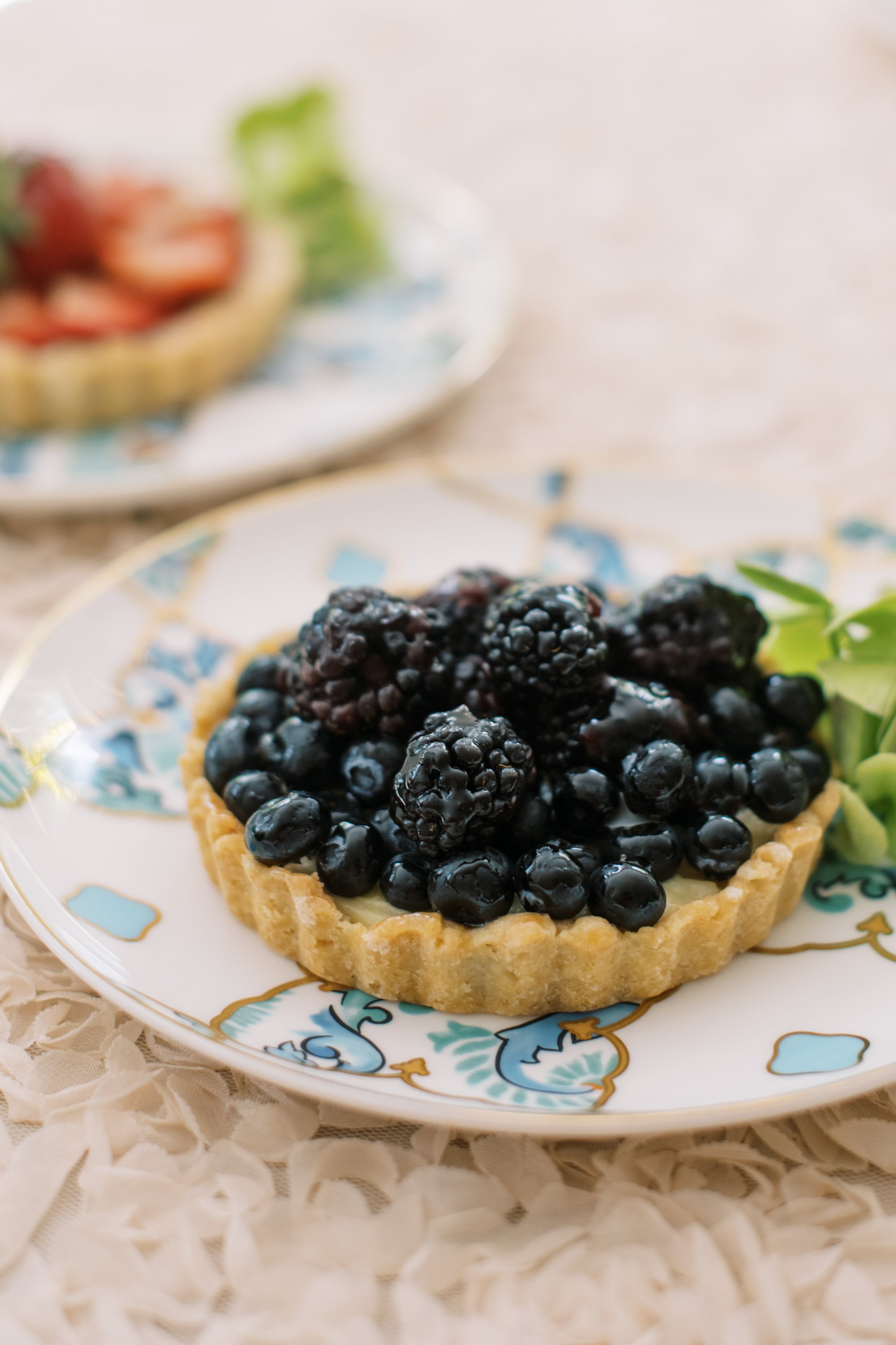 Summer Wedding Treat Blackberry Tart The McAlister-Leftwich House Wedding Venue Fancy This Photography