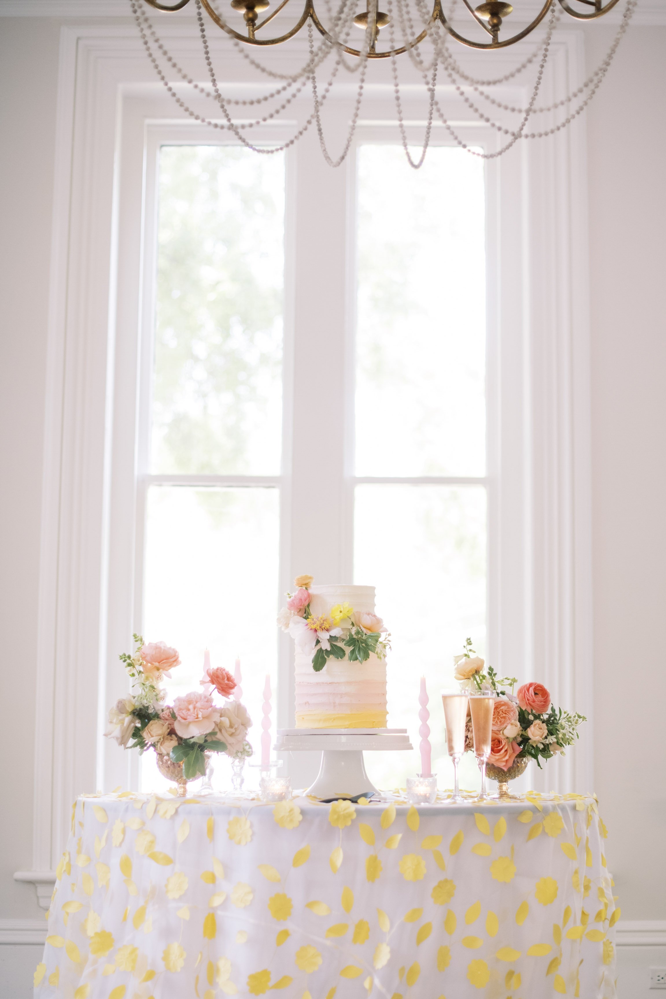Summer Wedding Cake Sugar Euphoria at The McAlister-Leftwich House Wedding Venue Fancy This Photography