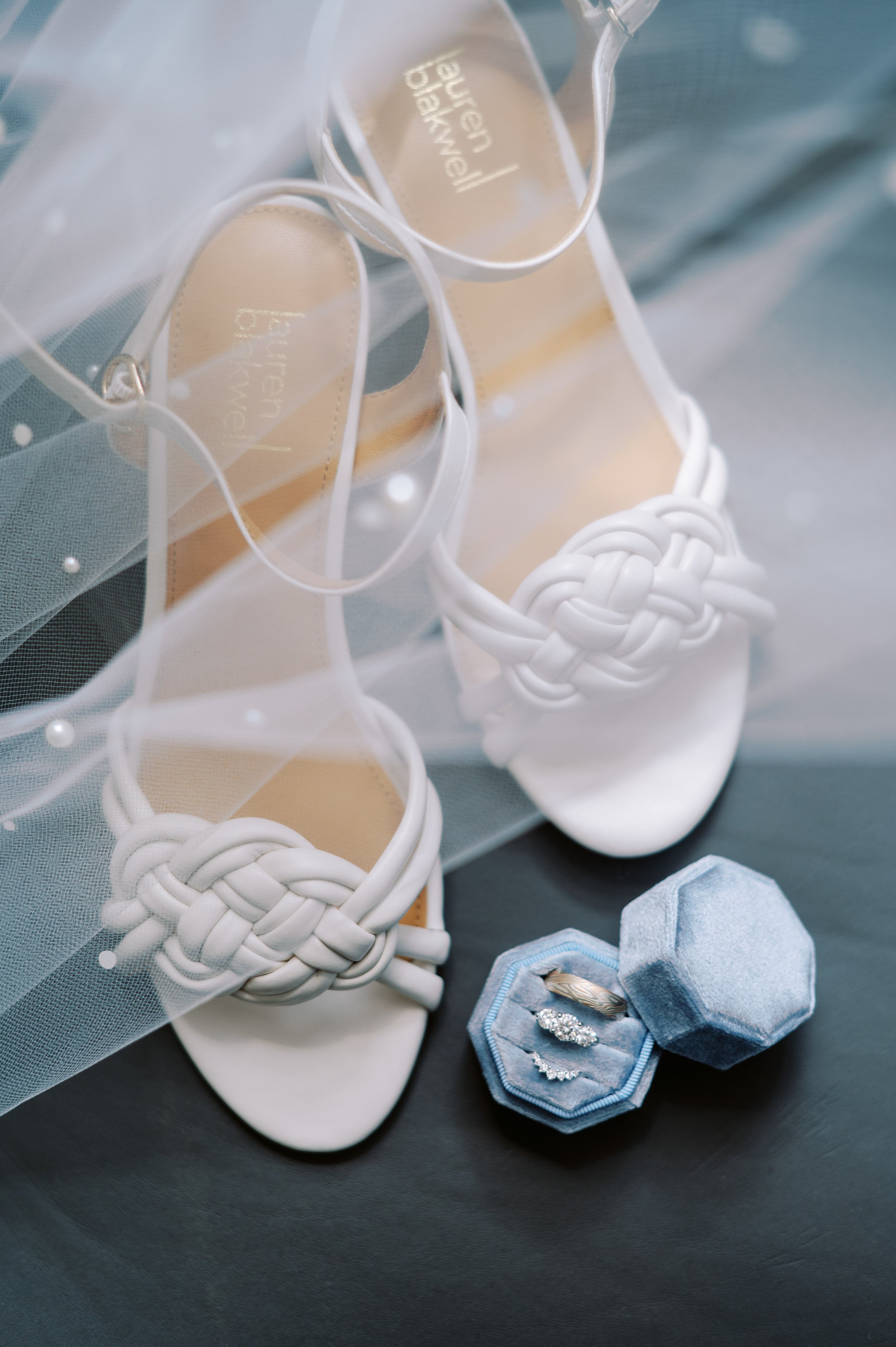 Wedding Shoes and Rings UNC Chapel Hill Wedding at The Carolina Inn Fancy This Photography