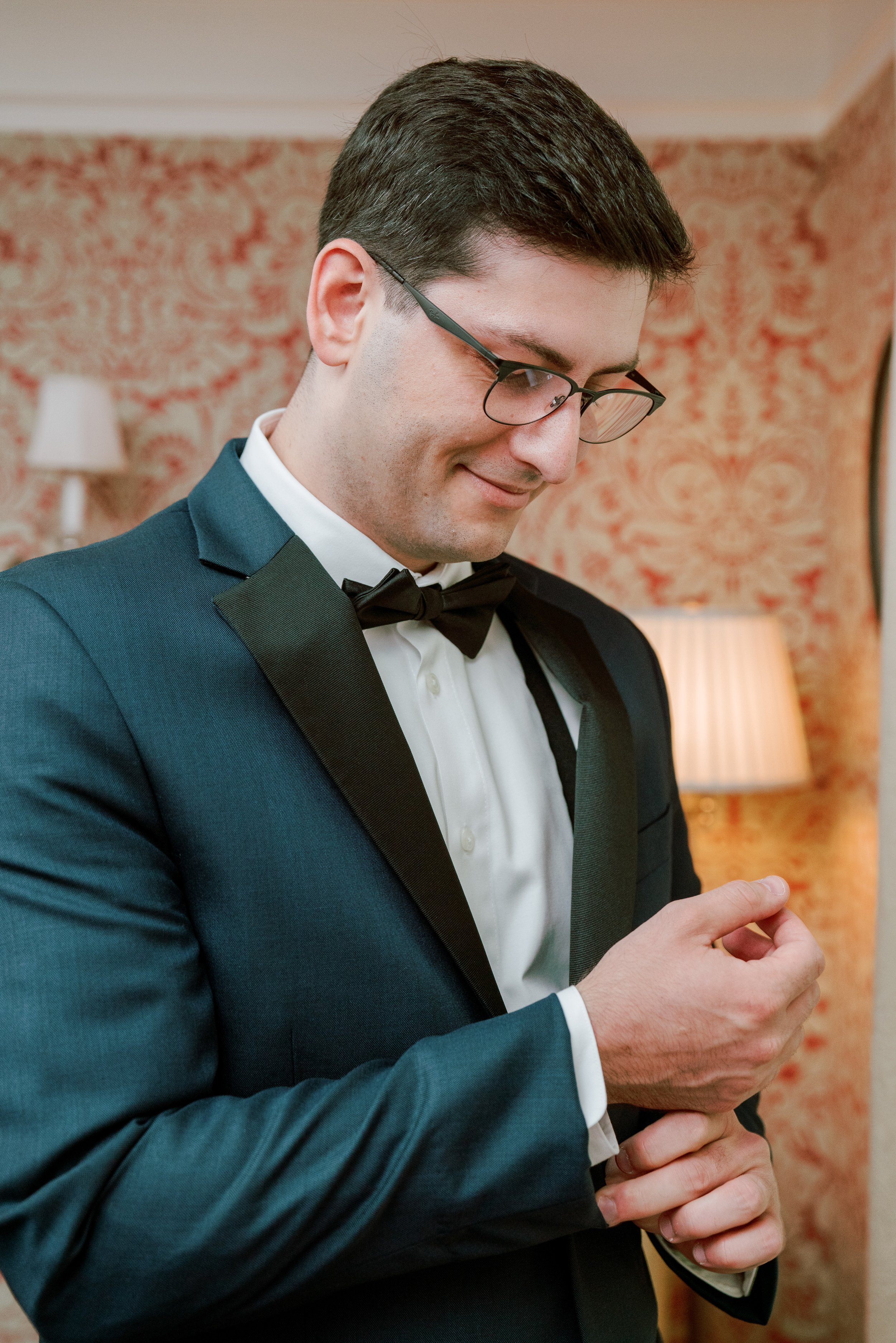 Groom Getting Ready UNC Chapel Hill Wedding at The Carolina Inn Fancy This Photography