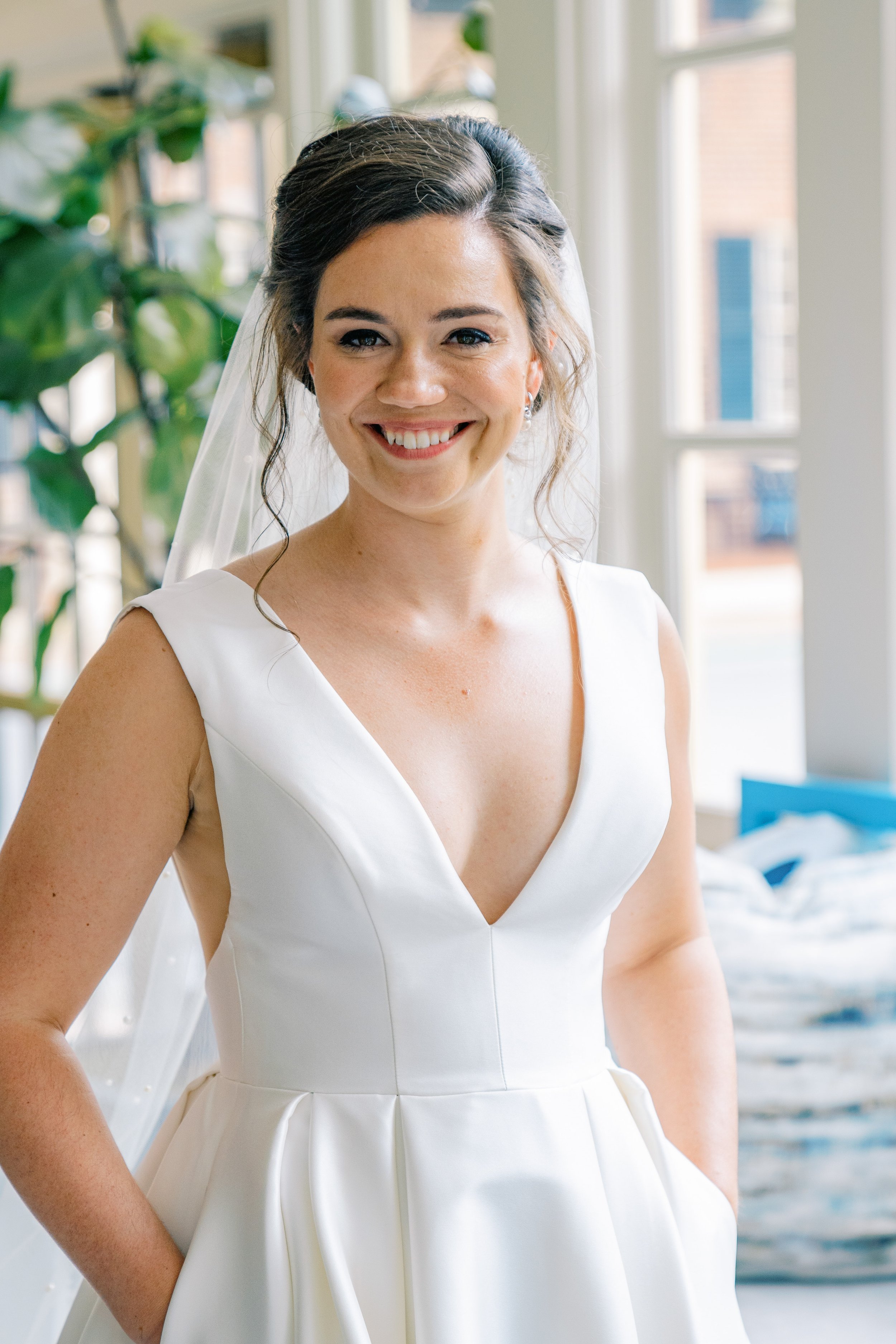 First Look Bride UNC Chapel Hill Wedding at The Carolina Inn Fancy This Photography