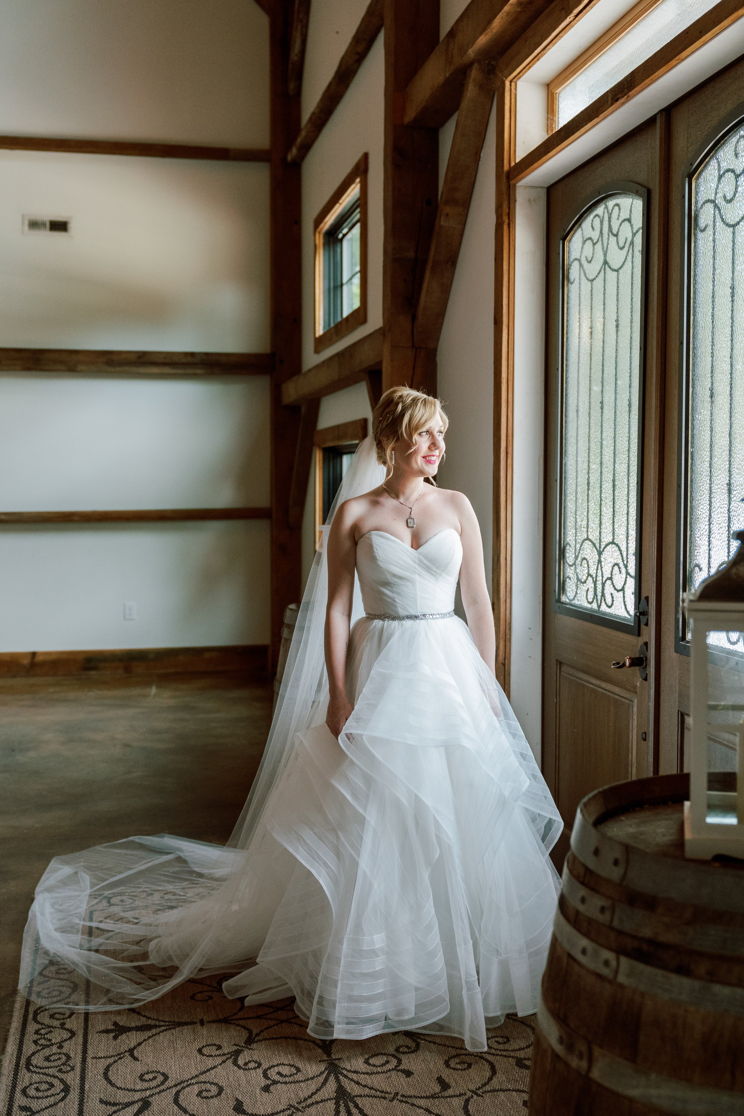 Bridal Portrait Wink Gilded Bridal Wedding at Lavender Oaks Farm in Chapel Hill Fancy This Photography