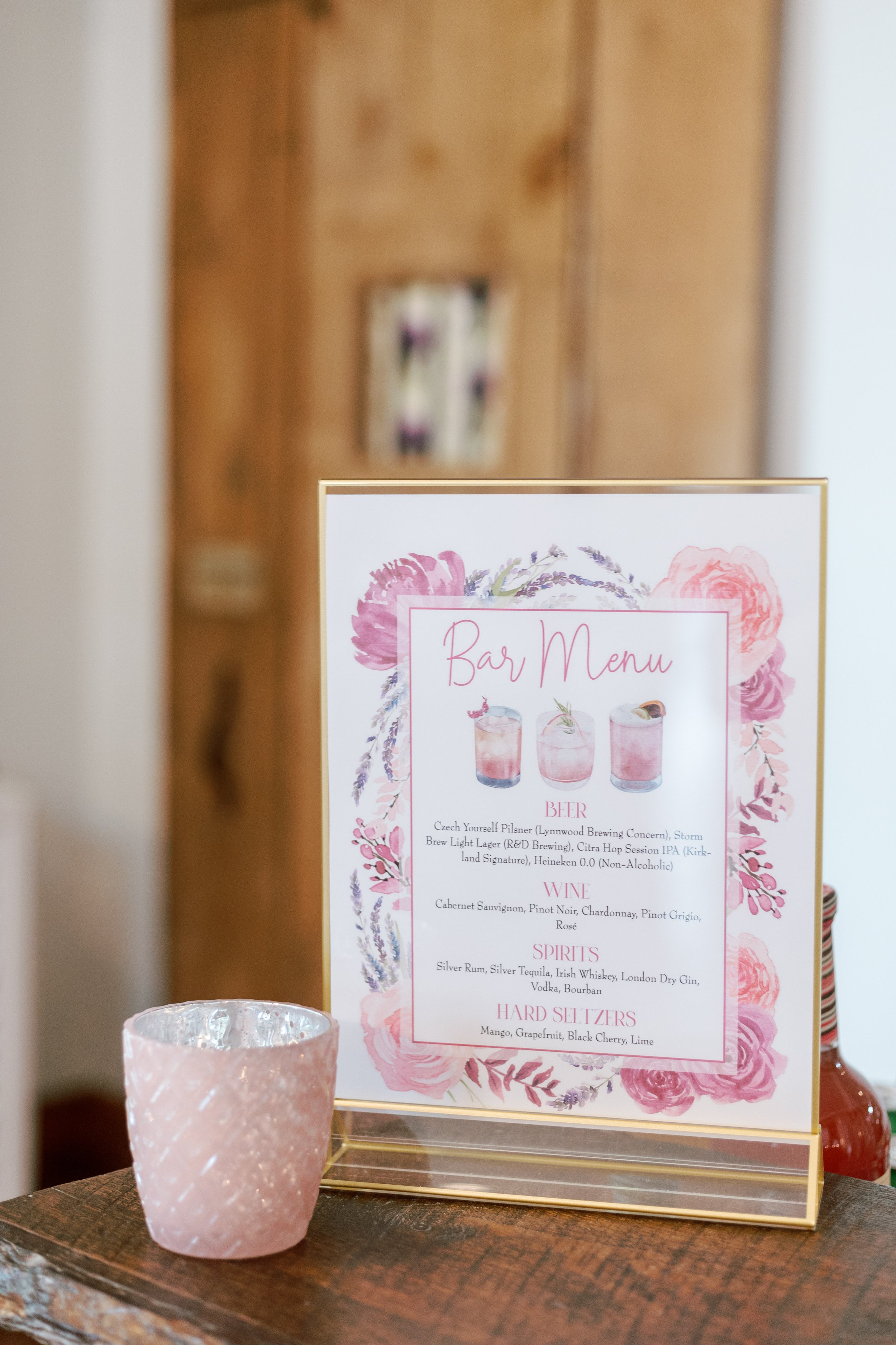 Pink Barn Sign Wedding at Lavender Oaks Farm in Chapel Hill Fancy This Photography