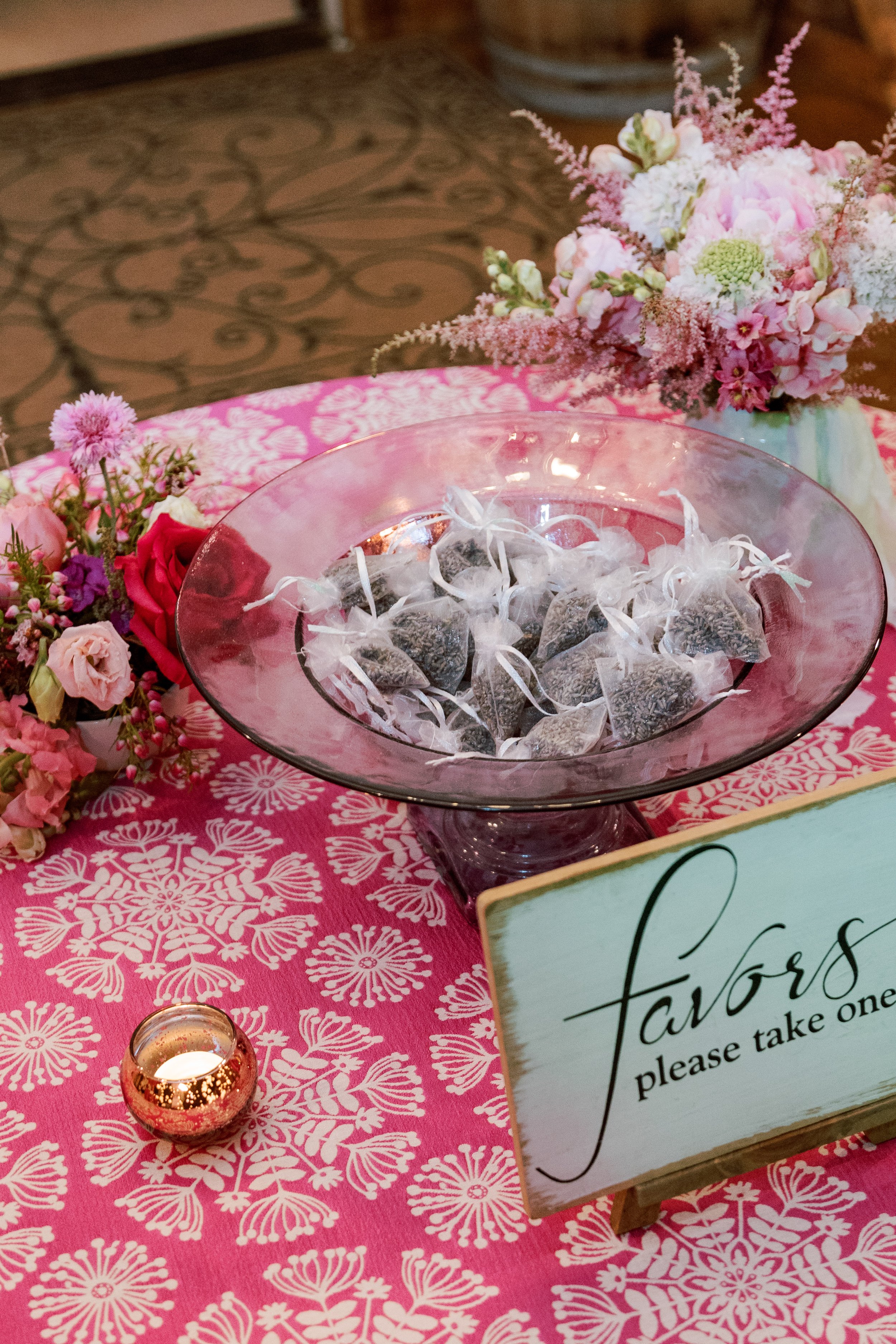Lavender Wedding Favors Wedding at Lavender Oaks Farm in Chapel Hill Fancy This Photography
