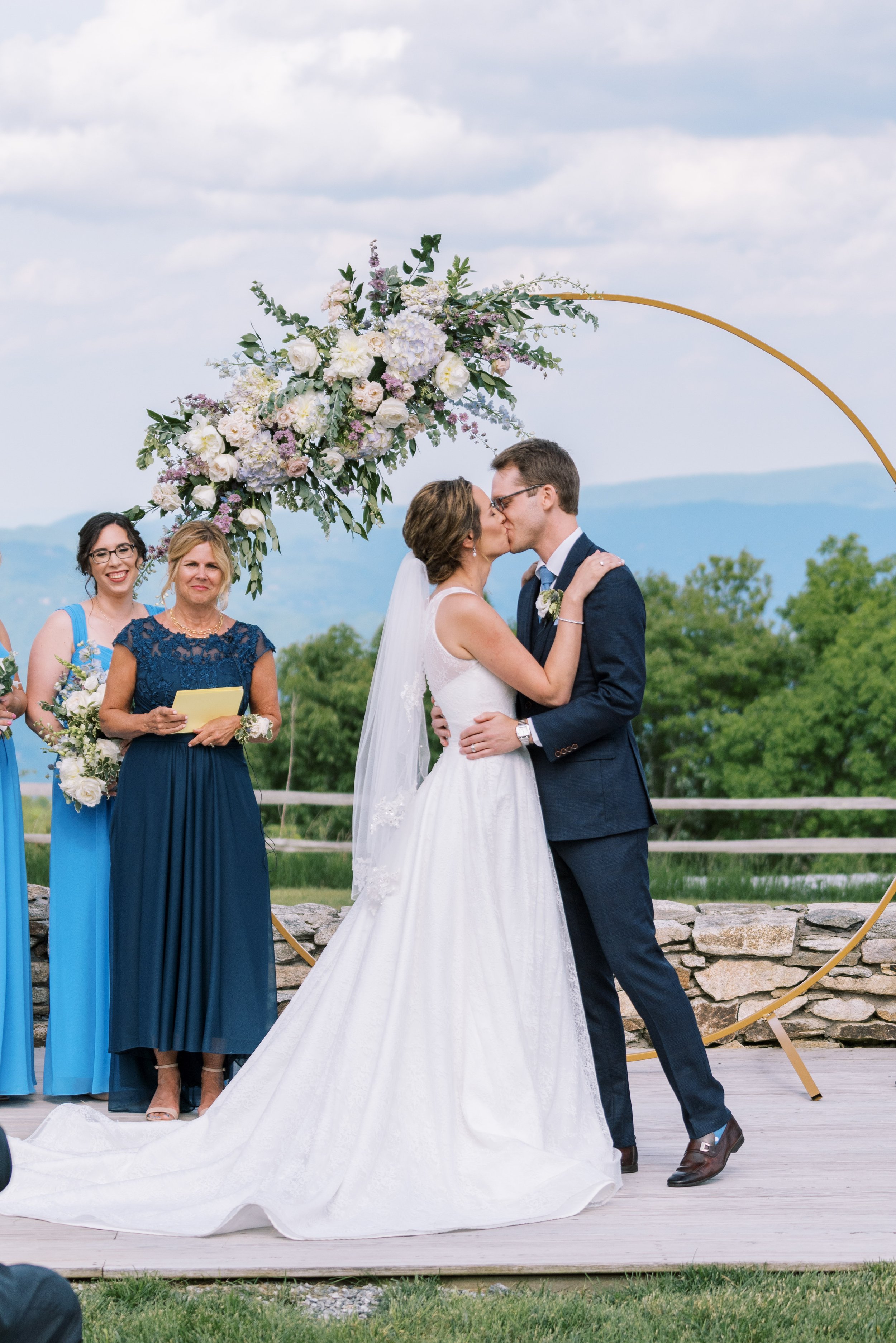 Blue Ridge Mountain Kiss Overlook Barn wedding in Banner Elk, NC Fancy This Photography