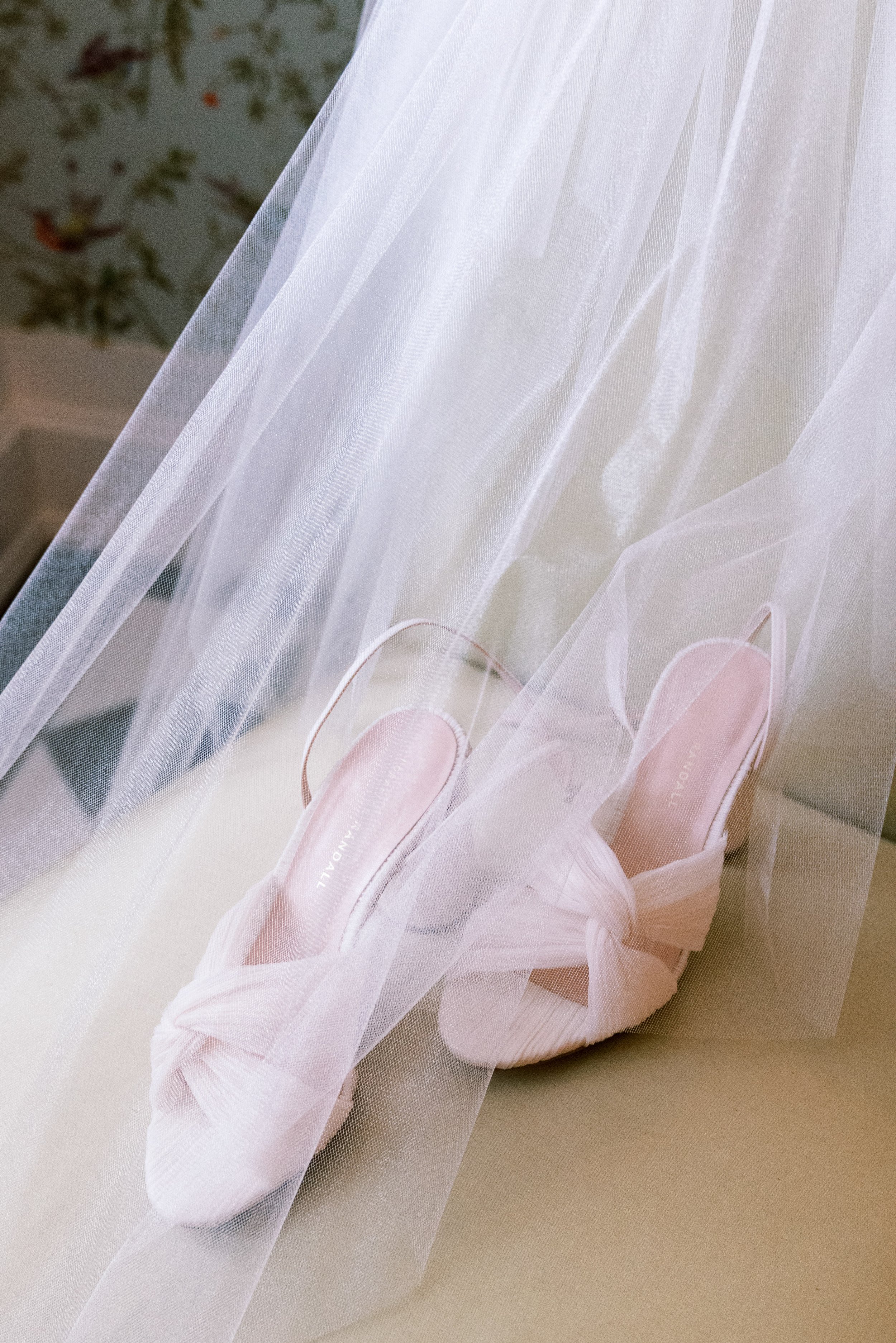 Pink Bridal Shoes Jewish Wedding at The Carolina Inn Chapel Hill North Carolina Fancy This Photography