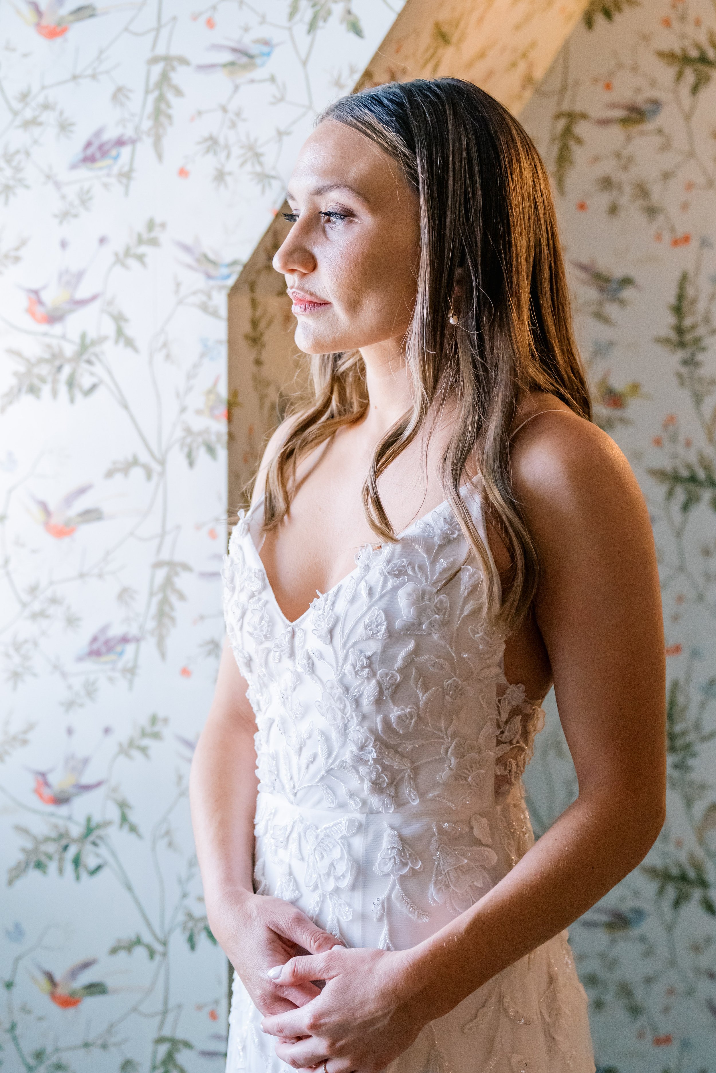 Beautiful Bridal Portrait Jewish Wedding at The Carolina Inn Chapel Hill North Carolina Fancy This Photography