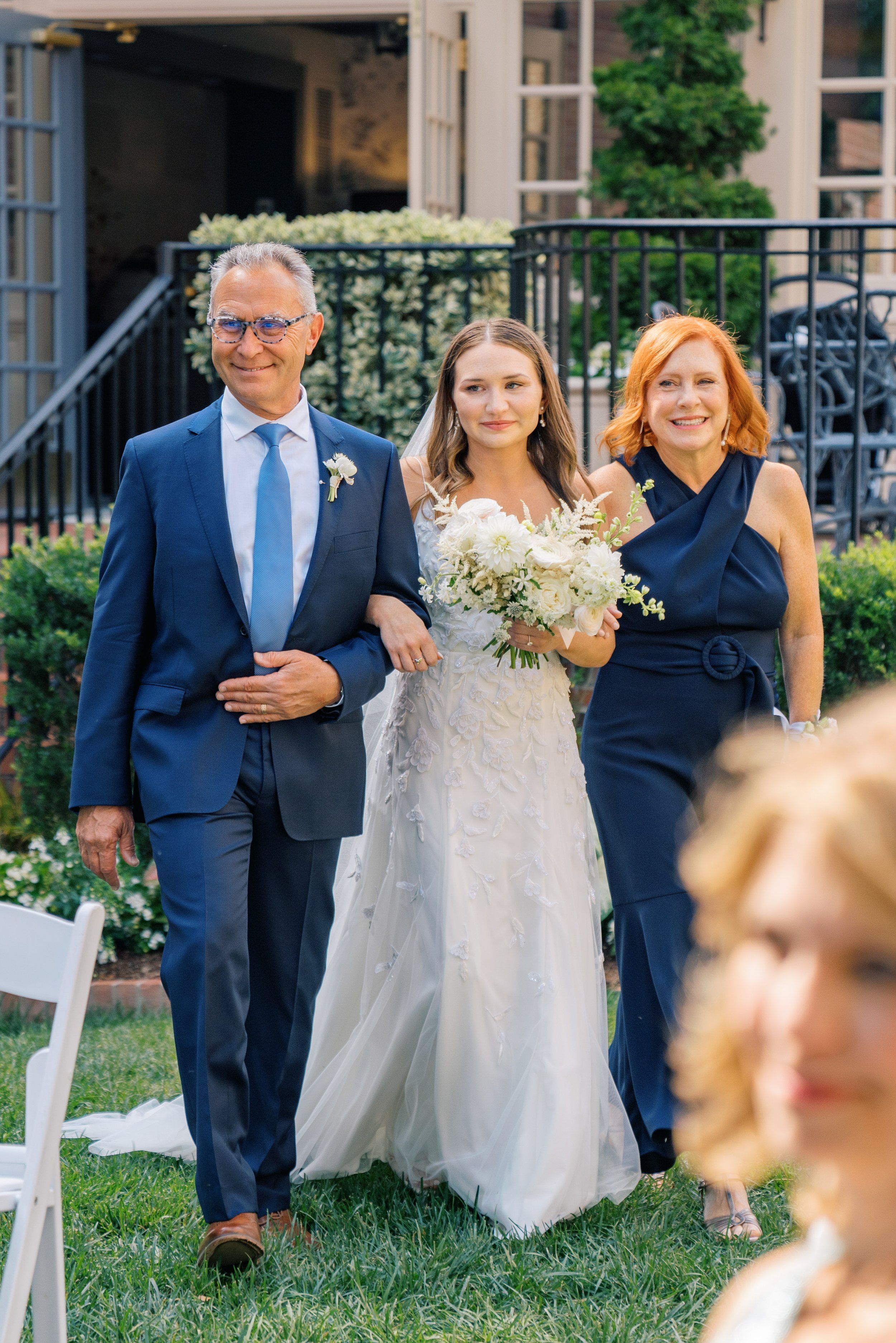 Bride Ceremony Entrance Jewish Wedding at The Carolina Inn Chapel Hill North Carolina Fancy This Photography