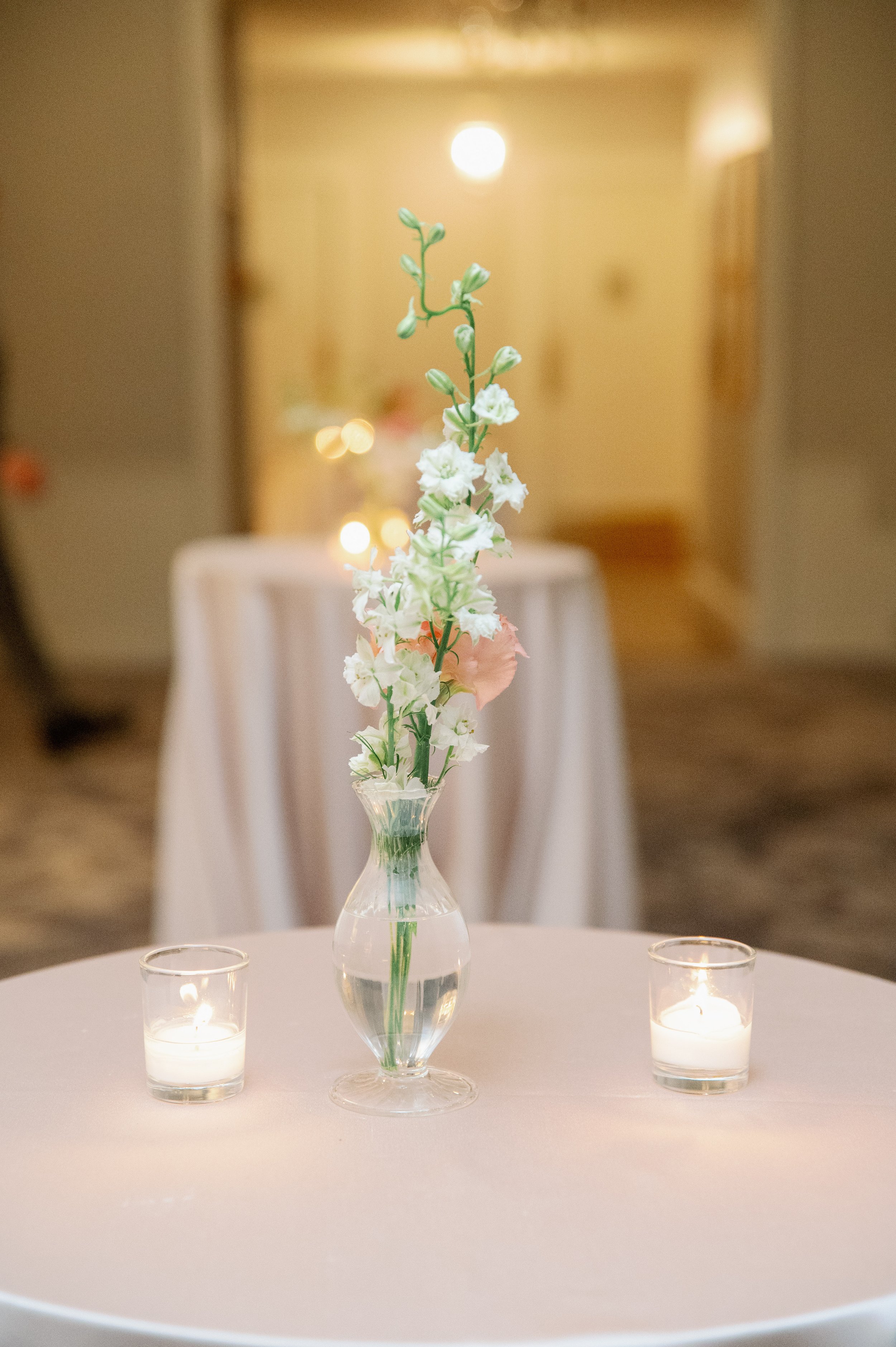 Cocktail Hour Flowers Wedding at The Carolina Inn North Carolina Fancy This Photography