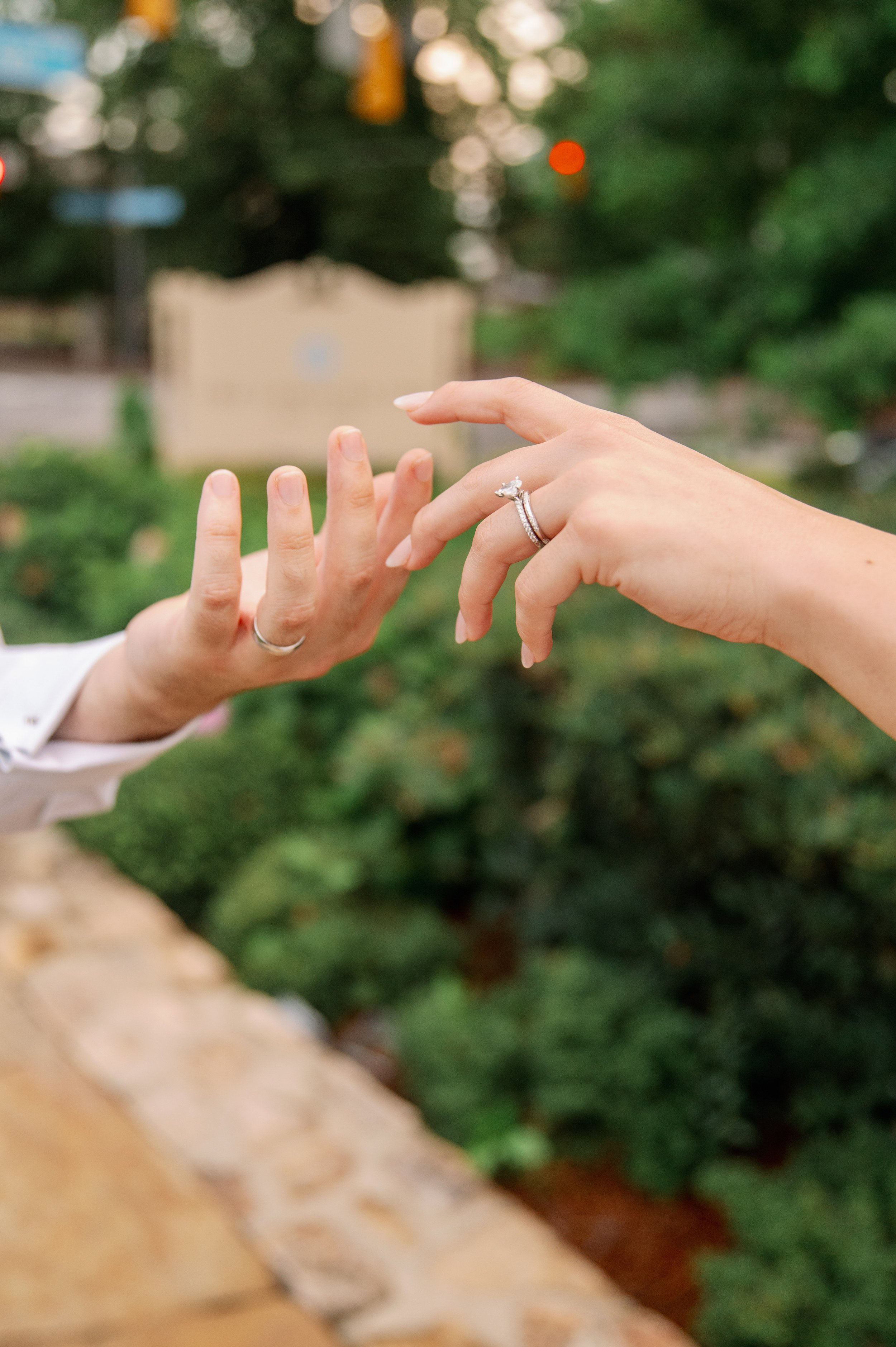 Outdoor Fine Art Image Hands Wedding at The Carolina Inn North Carolina Fancy This Photography