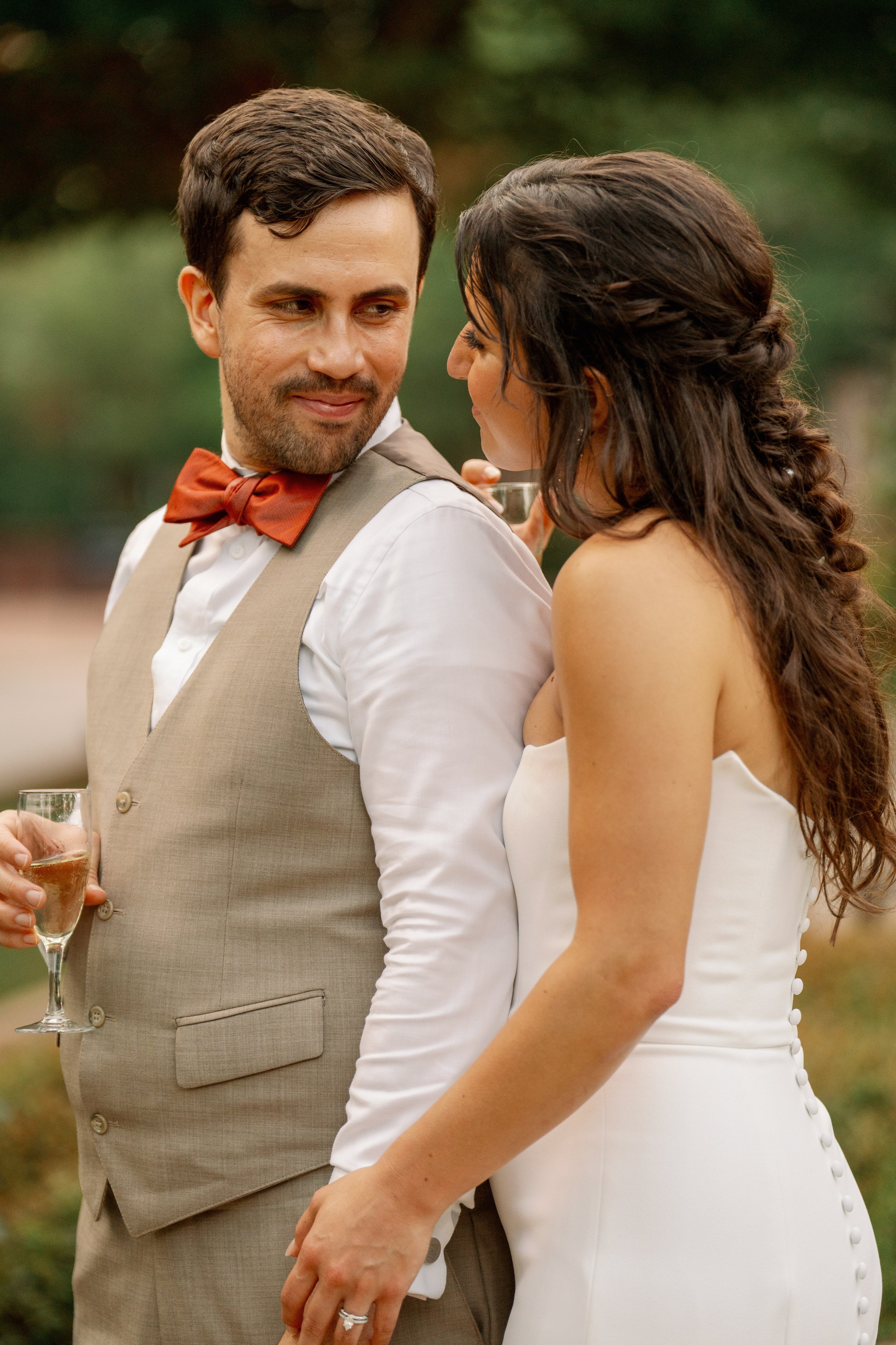 Outdoor Couples Portrait Wedding at The Carolina Inn North Carolina Fancy This Photography