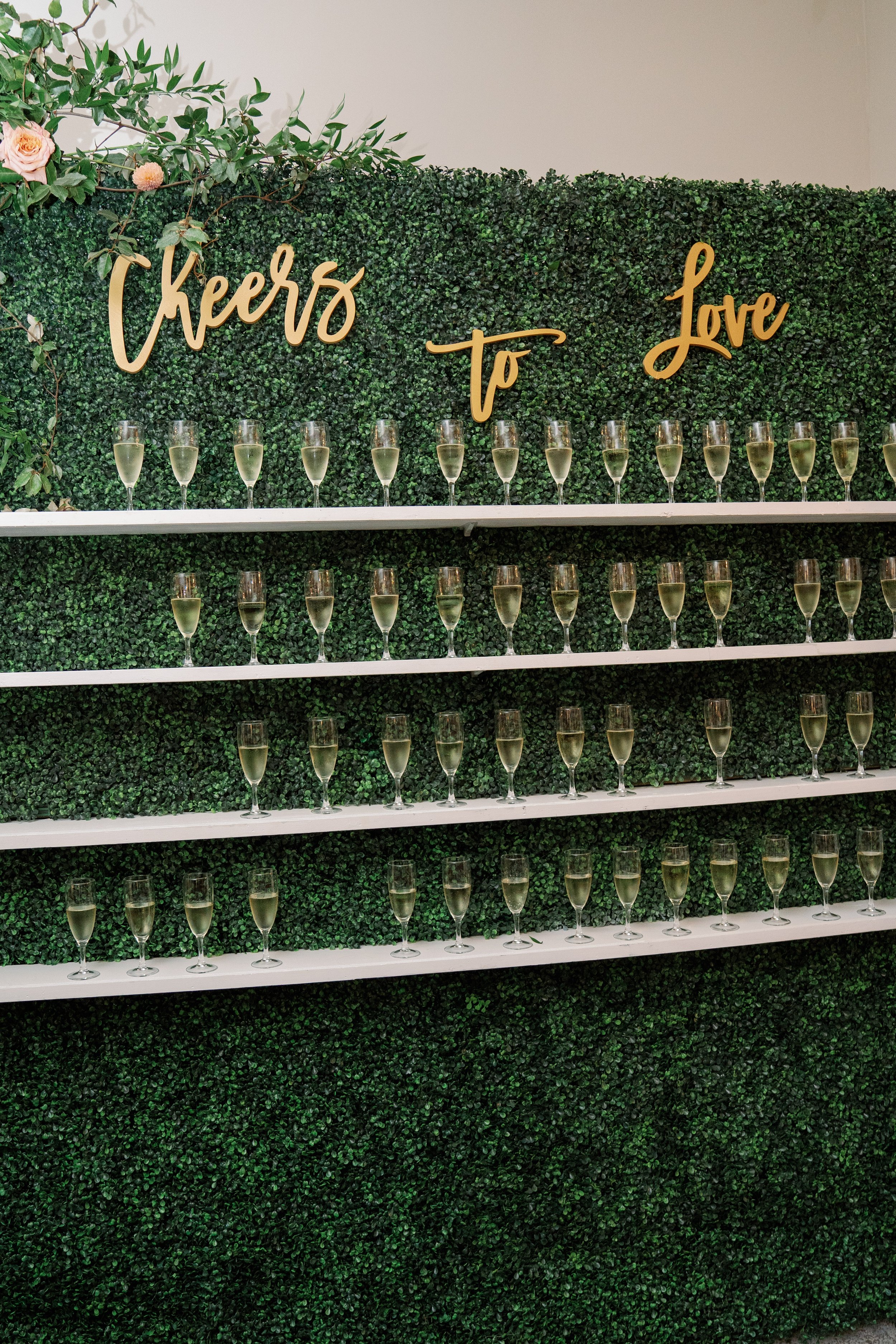 Champagne Wall Wedding at The Carolina Inn North Carolina Fancy This Photography