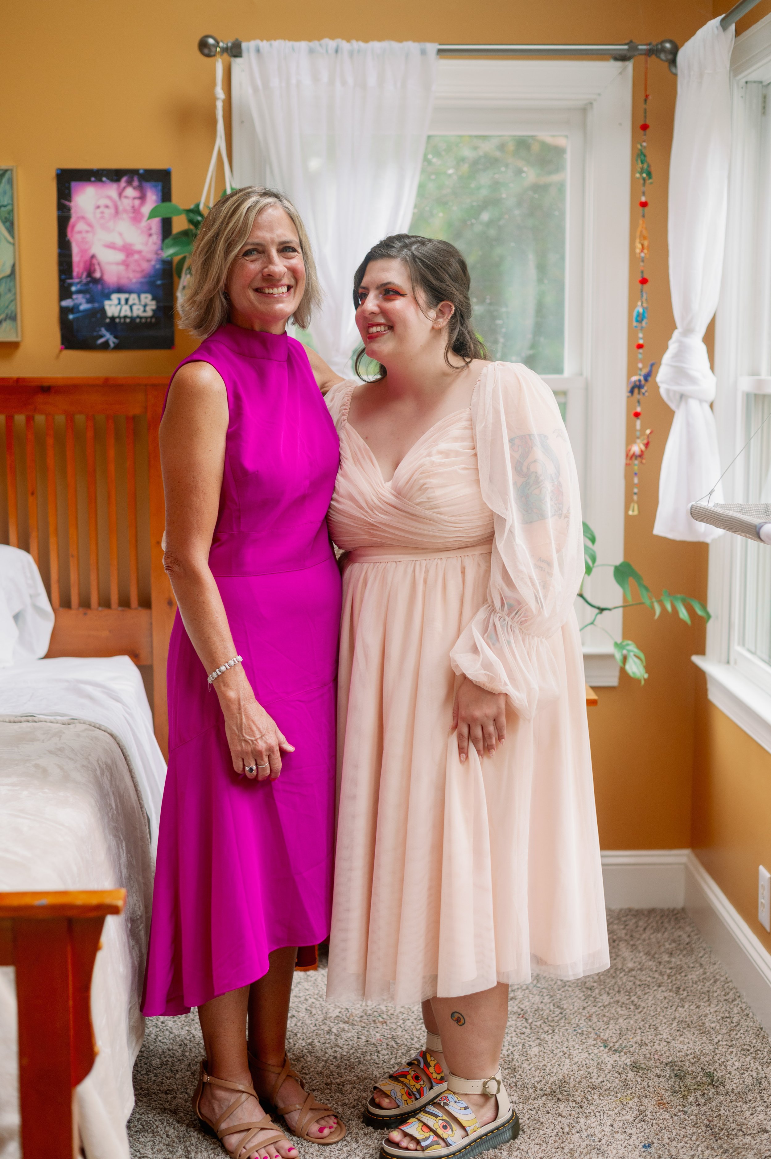 Bride and Mom Ashley and Jack’s Backyard Wedding in Chapel Hill Fancy This Photography